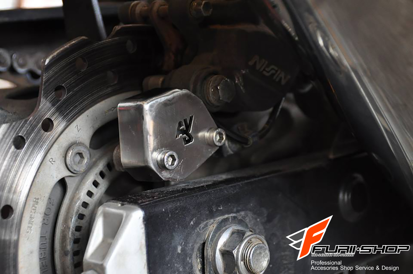 การ์ดครอบเซนเซอร์ ABS หลัง Honda CB500X F R