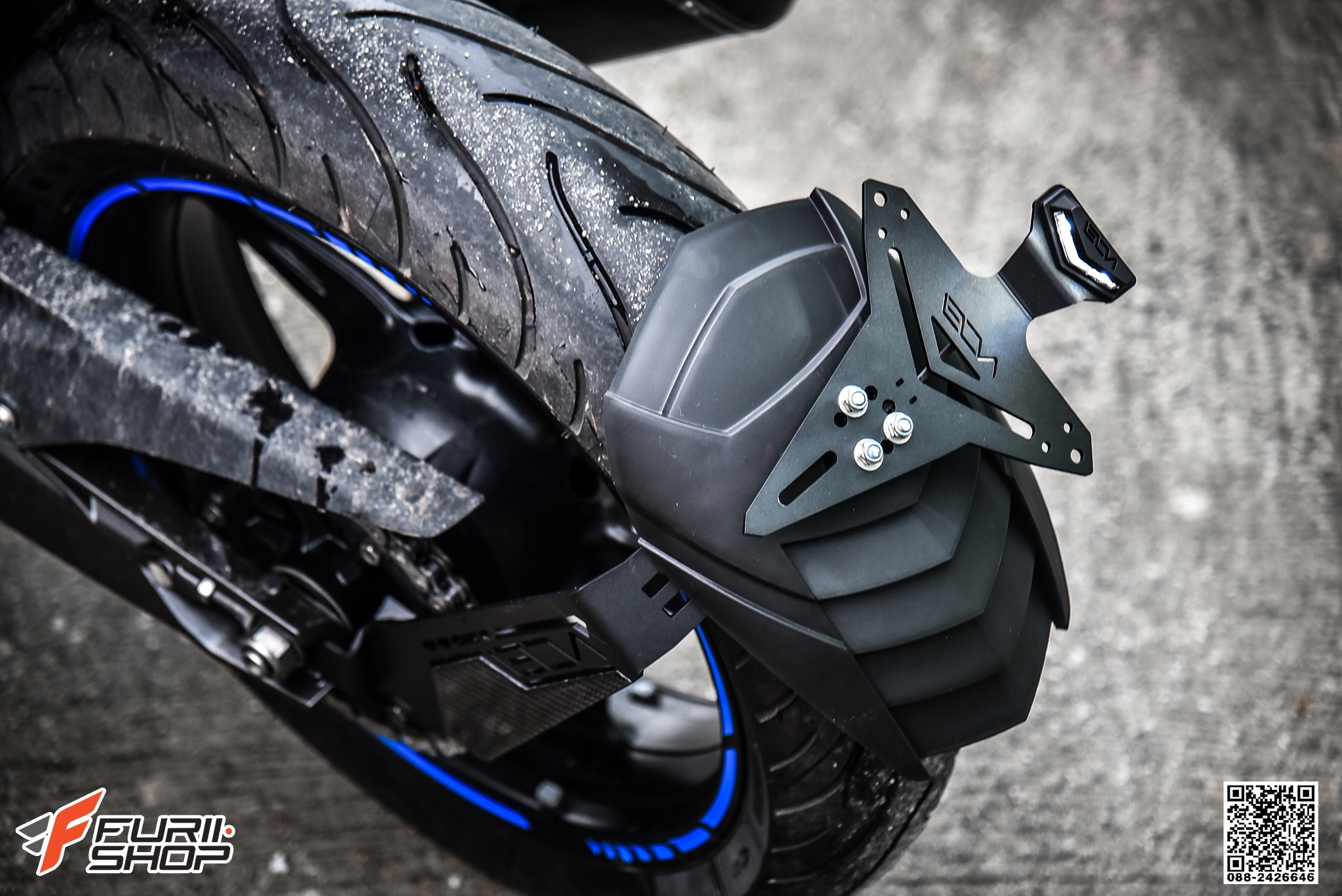 กันดีดพร้อมที่ติดทะเบียน: Leon FOR BMW G310R/GS
