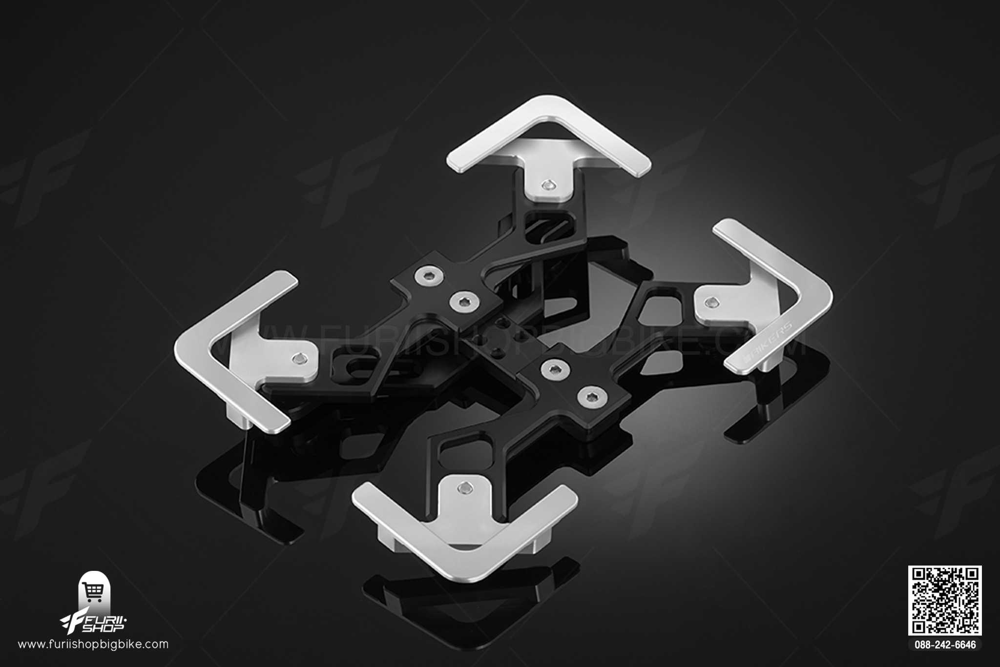 กรอบทะเบียน Premium Rear License Support Bikers Ninja650, Z650, Versys650 2015-2020