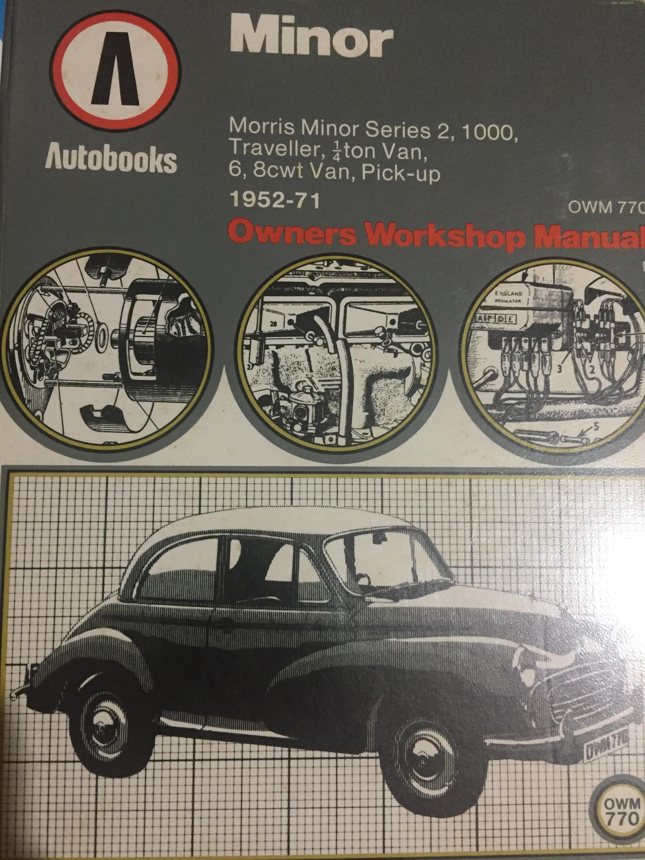 Minor. Morris Minof. Series 2 1000. Traveller. 1/4. ton. Van. 6.8. cwt Van, Pick - Up 1952-71. 0 กก.