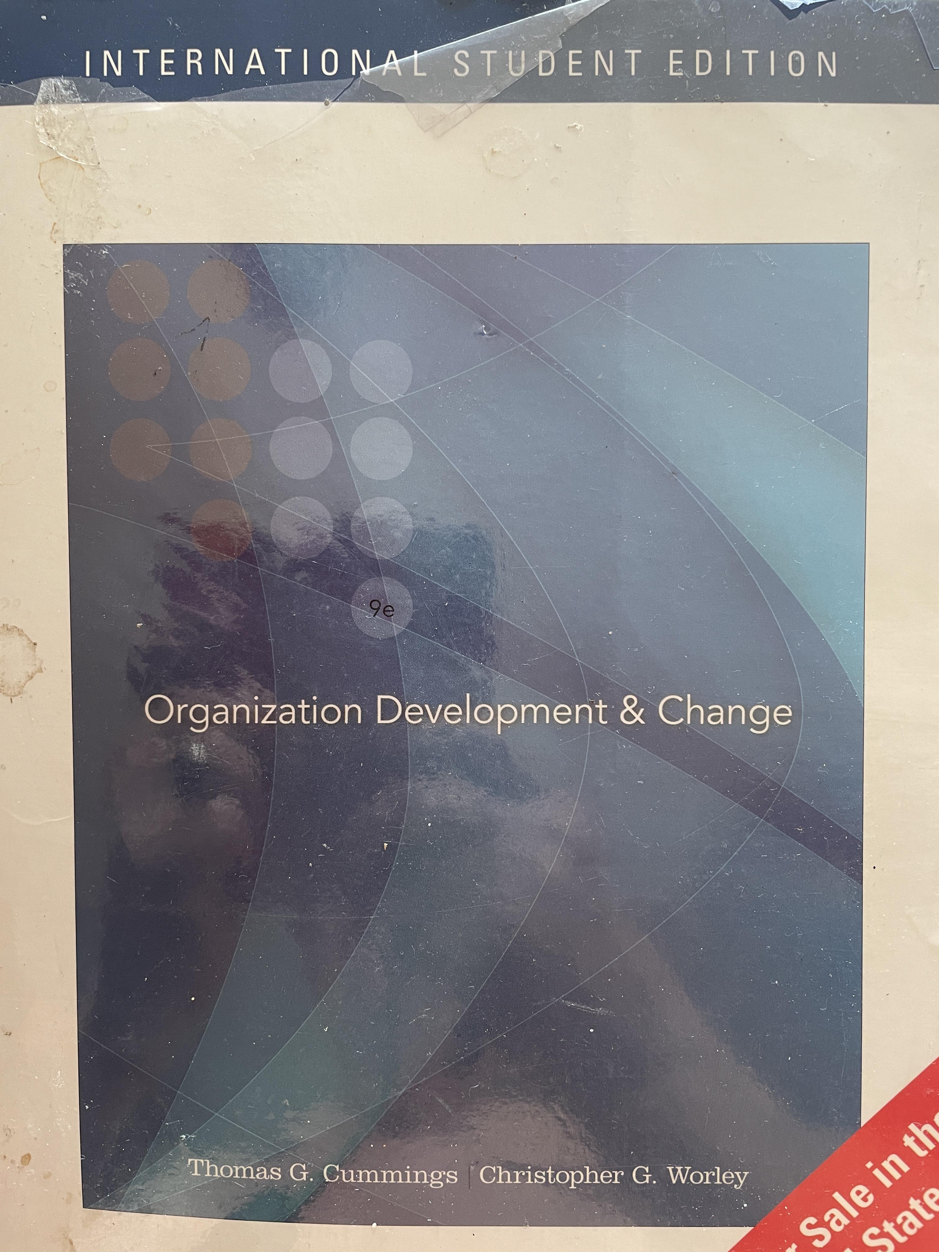 Organization Development & Change 5,500 กรัม
