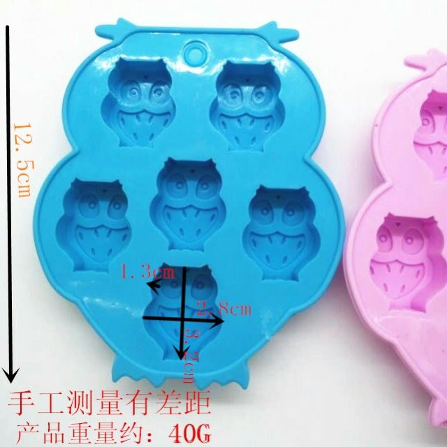 แม่พพิพม์ ซิลิโคนนกฮูก6ตัว...