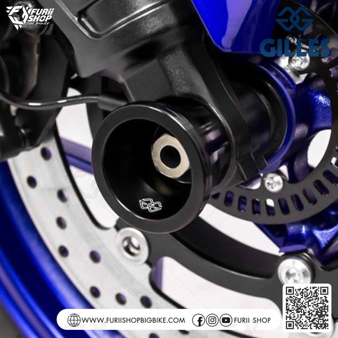 กันล้มหน้า Gilles tooling Front Axle Protector : for Yamaha YZF-R3/MT03 2015-2018