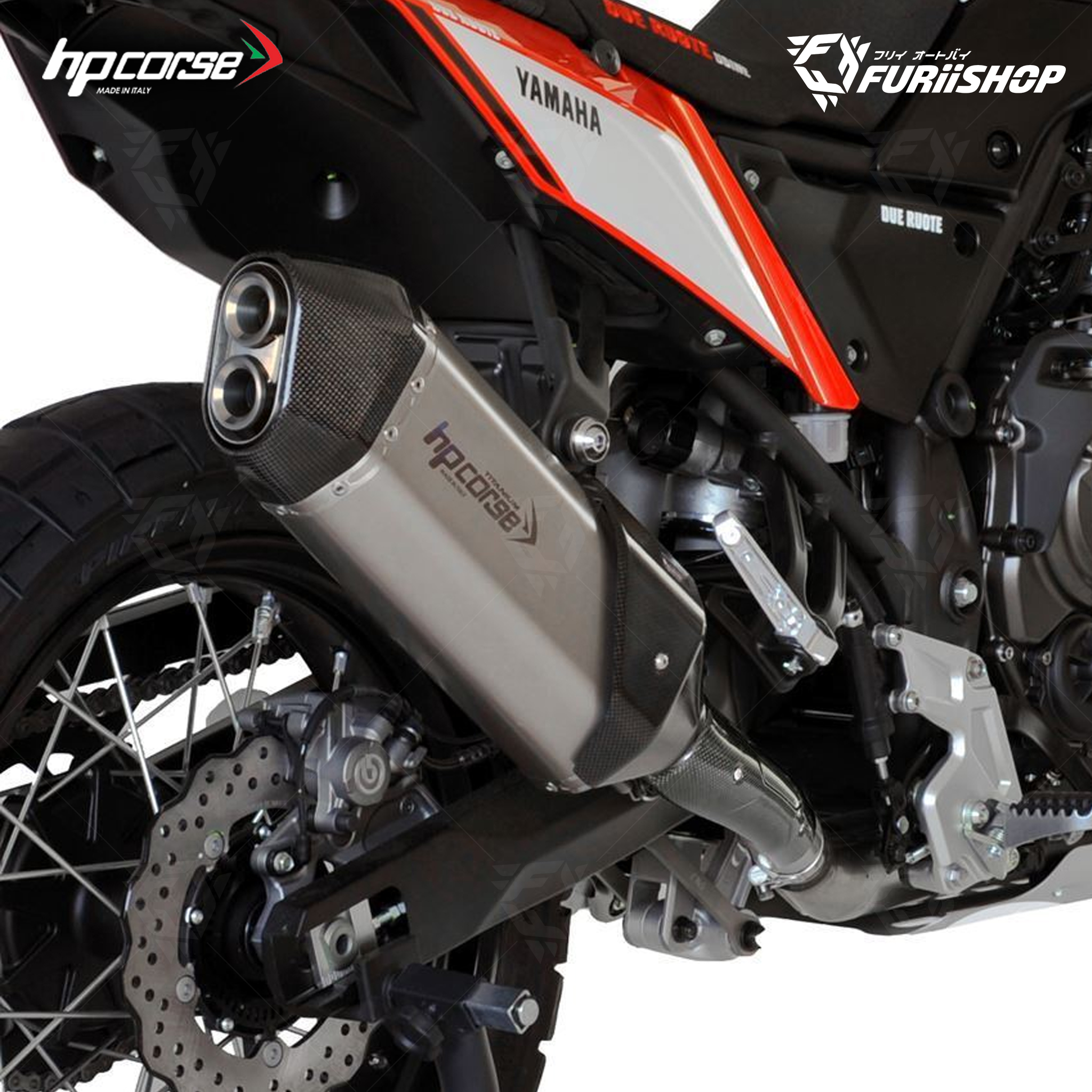 ท่อแต่ง HP Corse - Slip on Titanium - Carbon