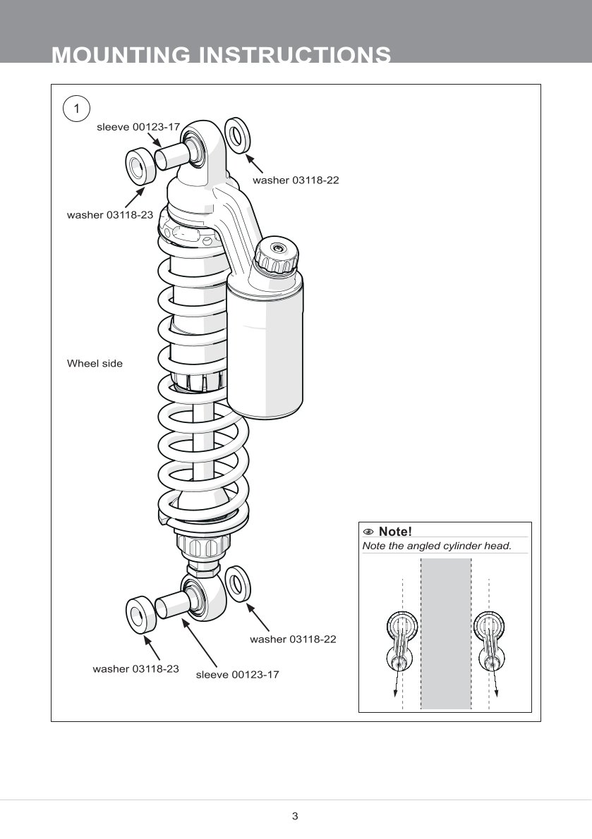 โช๊คหลังแต่ง Ohlins HD756 For Harley-Davidson XL Sportster ปี 2004-2022
