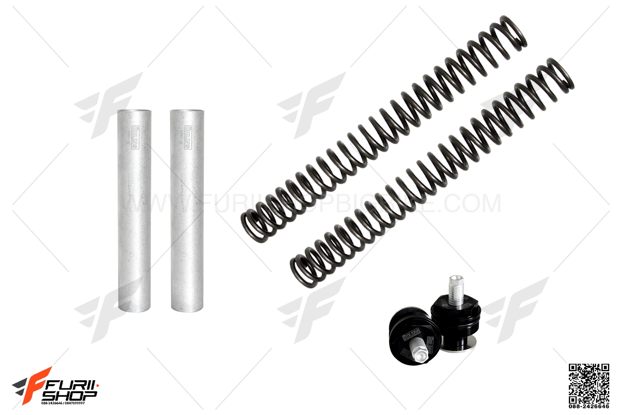 สปริงโช๊คหน้า OHLINS FSK130 FOR TRIUMPH BOBBER