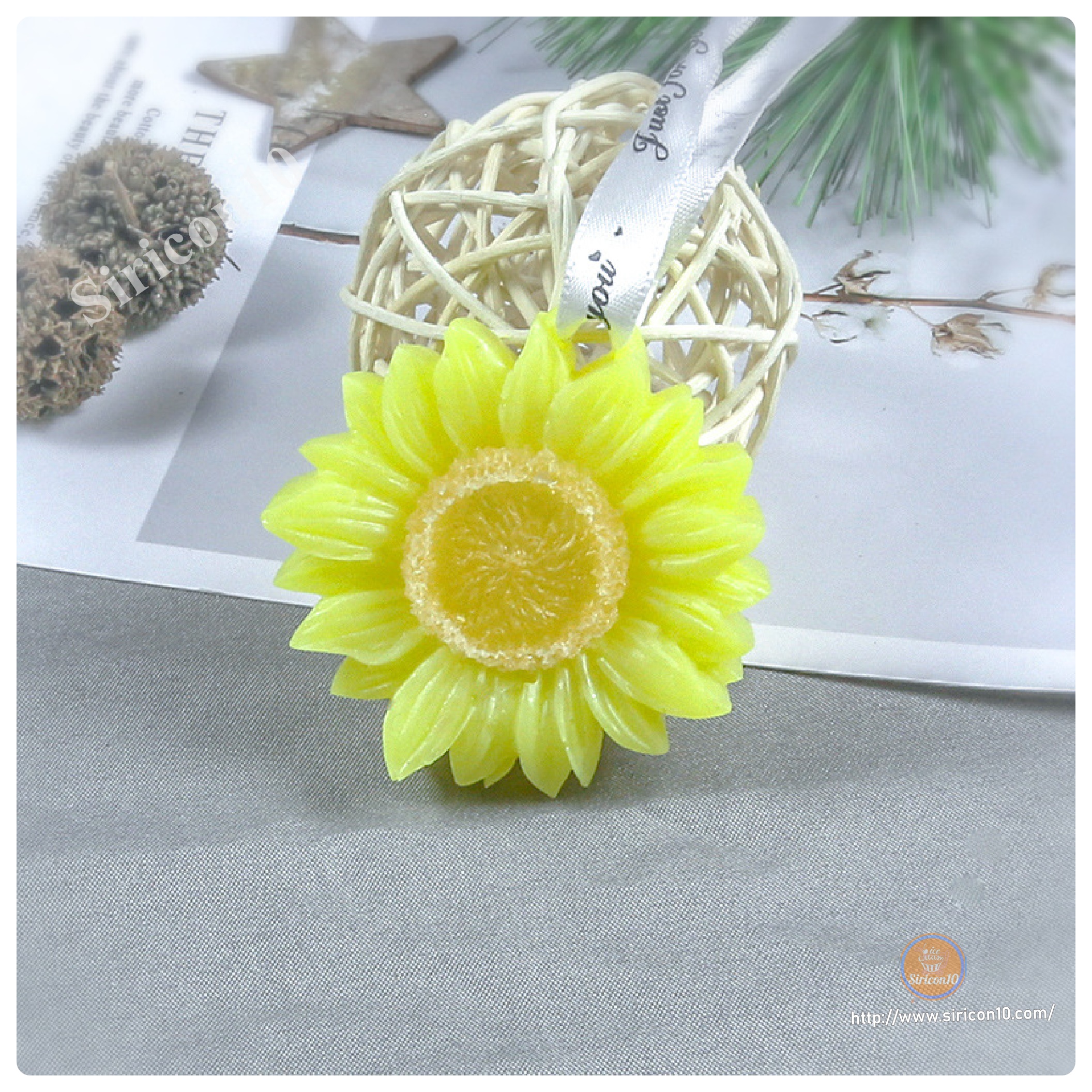 แม่พิพม์ซิลิโคน พิมพ์ฟองดอง ดอกทานตะวัน