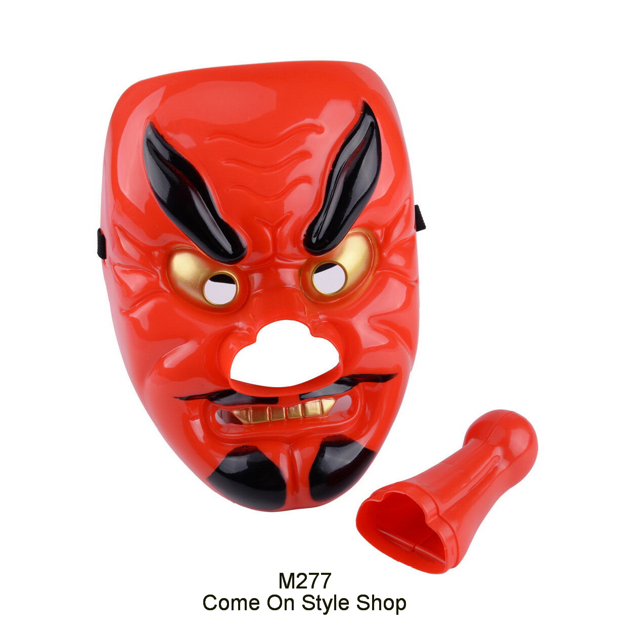 หน้ากากญี่ปุ่น เทนงุ จมูกยาว Japanese Tengu Devil Long Nose Demon Mask 