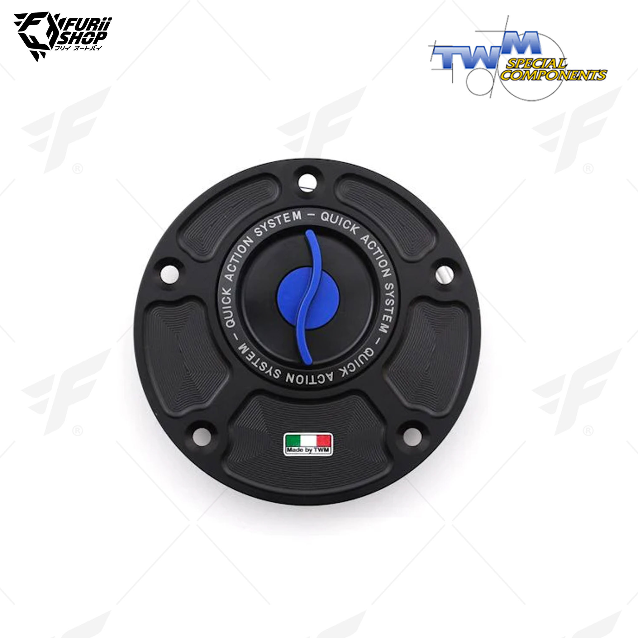 ฝาถังน้ำมัน Aluminium Fuel Cap TWM TDPR.01 : for Ducati MONSTER – All Models 93-07/MONSTER 797/821/1200/S/R/MONSTER 950 2021/748/916/996/998/848/1098/1198/SUPERSPORT/S/950 17-21