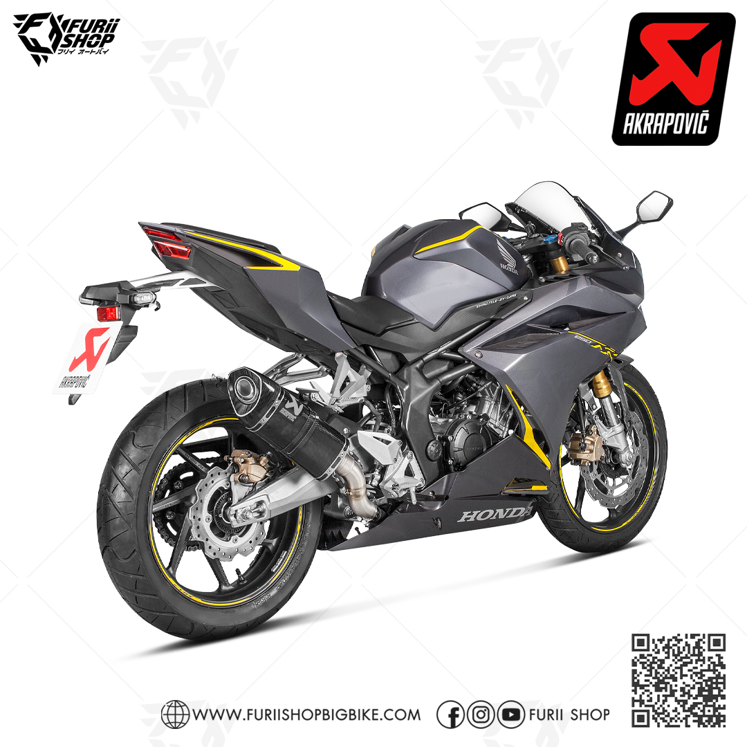 ท่อแต่ง Akrapovic Slip on Carbon Logo Aluminium Limited : for Honda CBR250RR 2017-2019 All New!!