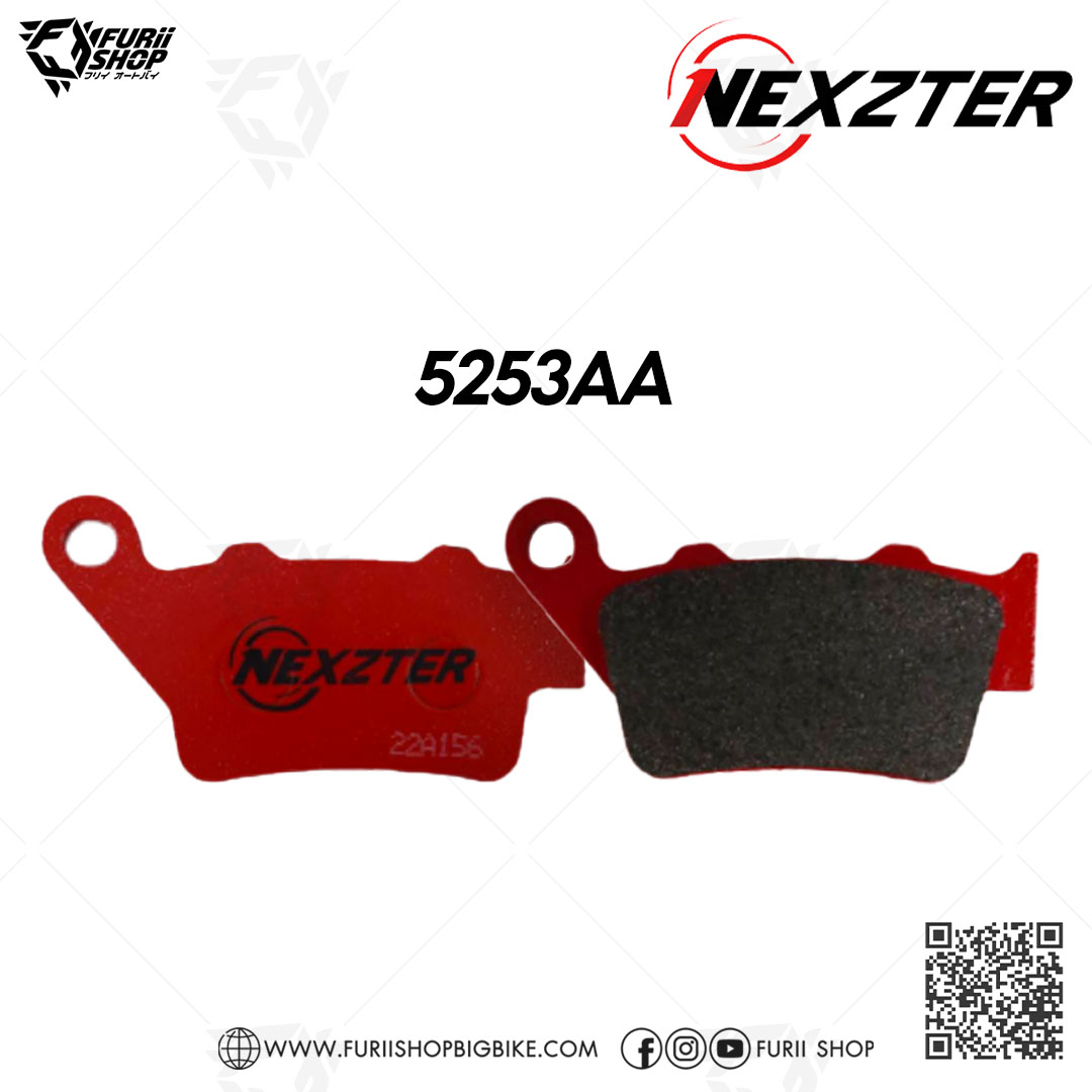 ผ้าเบรก Nexzter Part NO. 5253AA (R) : for BMW G310 / F650GS / F800GS / F700GS / S1000RR (Y10-16) / S1000R / HP4 / F650GS / C400X (Y20)