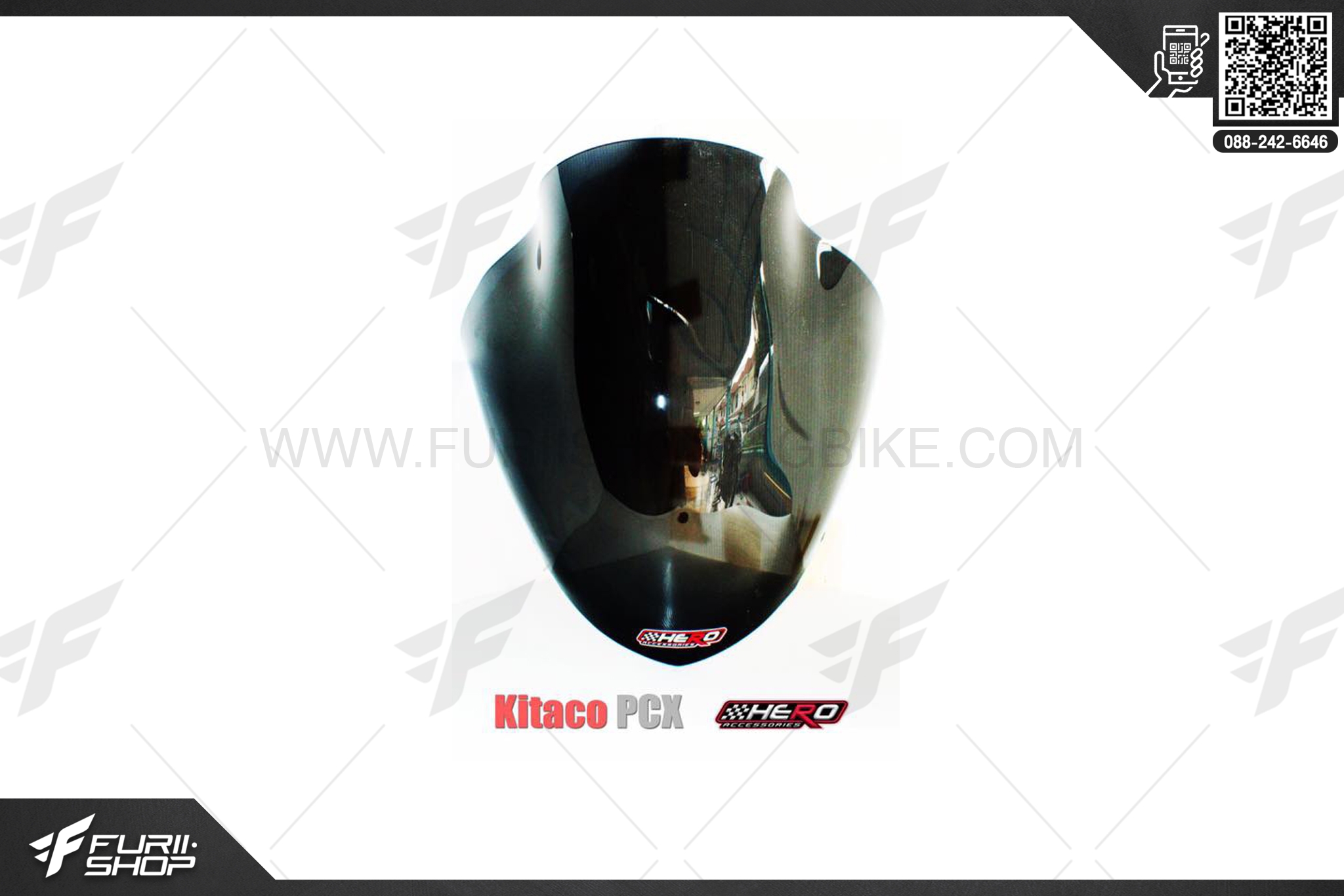 ชิวหน้า HERO : KITACO FOR HONDA PCX 150