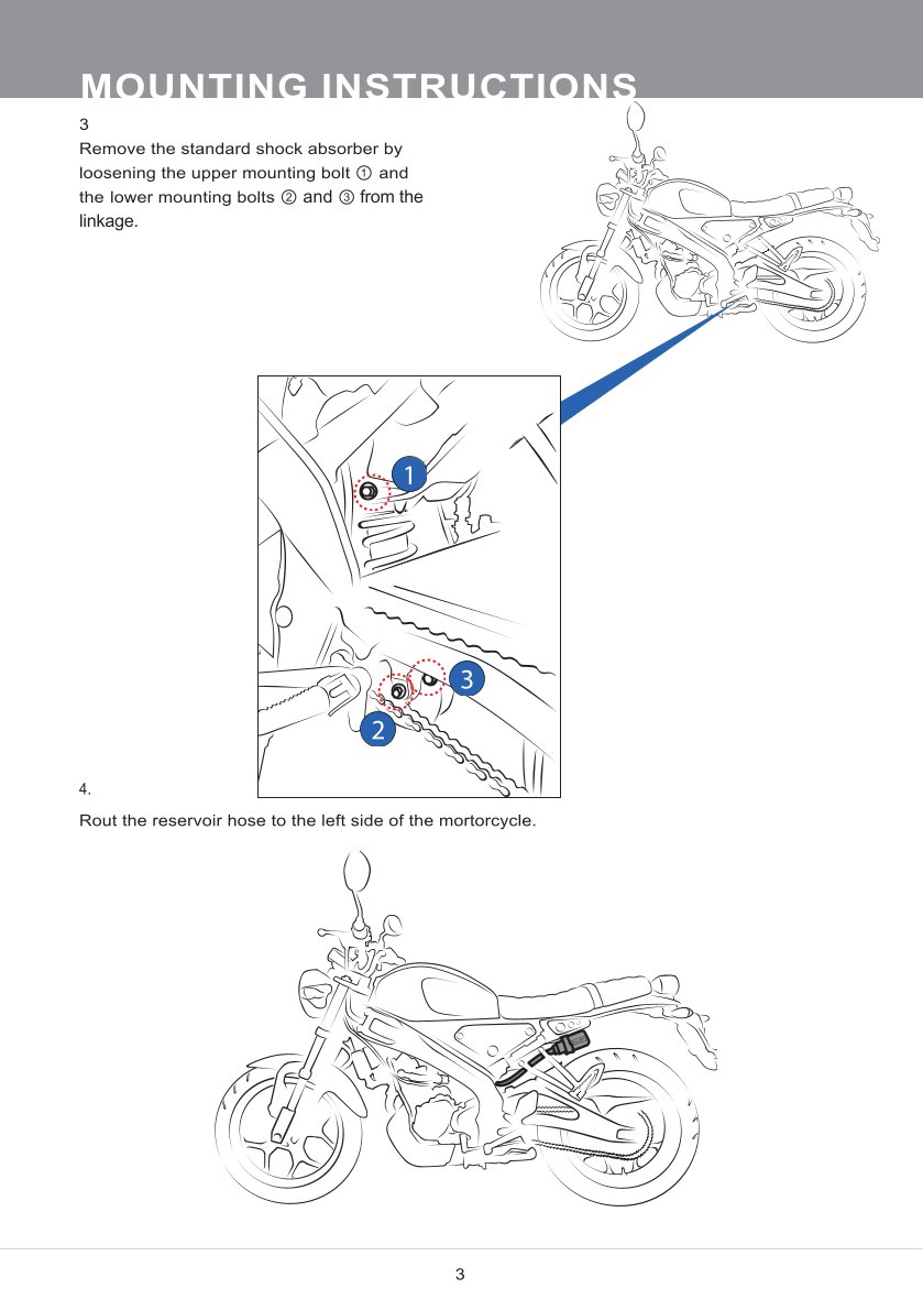 โช๊คหลังแต่ง Ohlins YA942 For Yamaha XSR 155 ปี 2019-2022