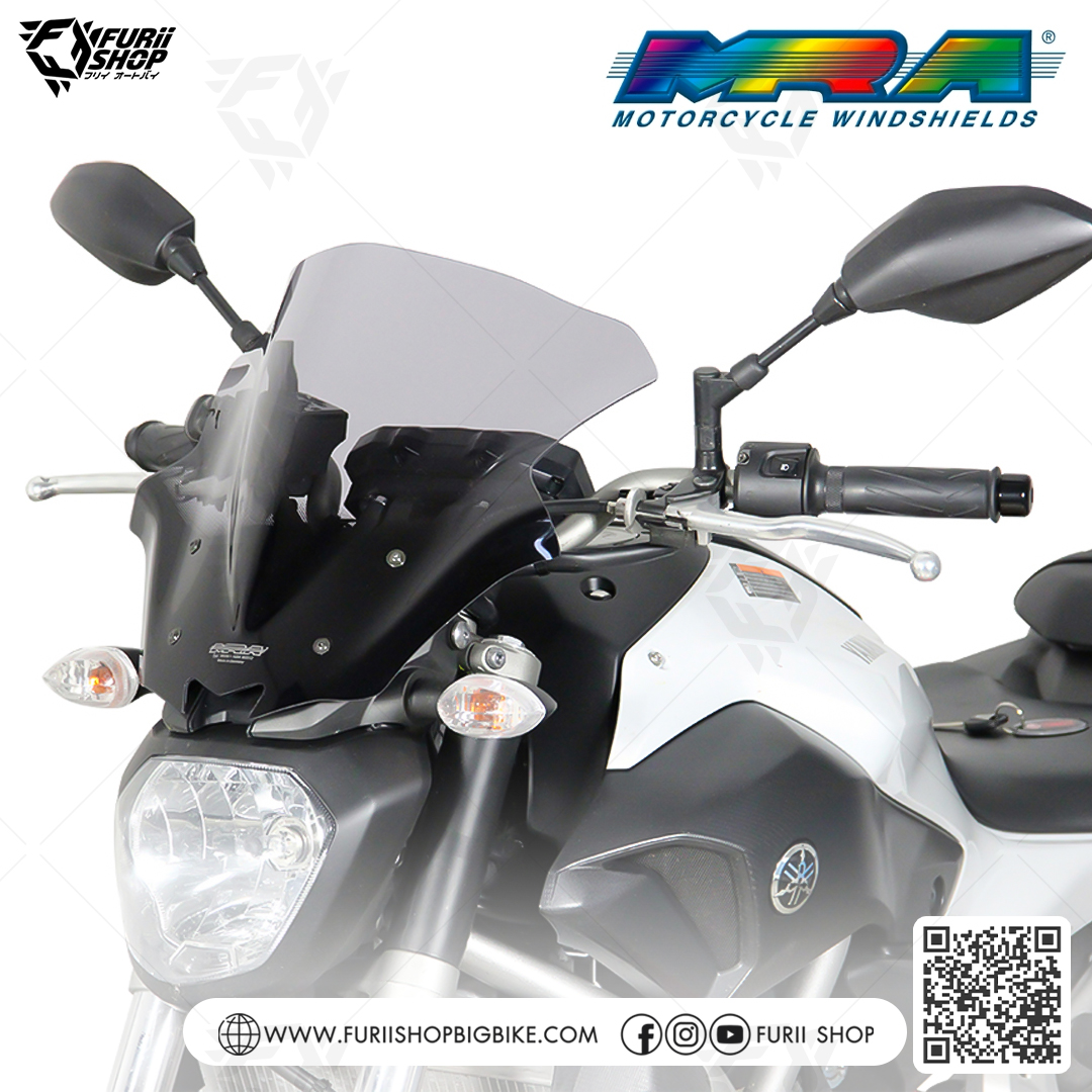 ชิลด์ MRA Windshield NRM : for Yamaha Fz07/Mt07 2014-2017