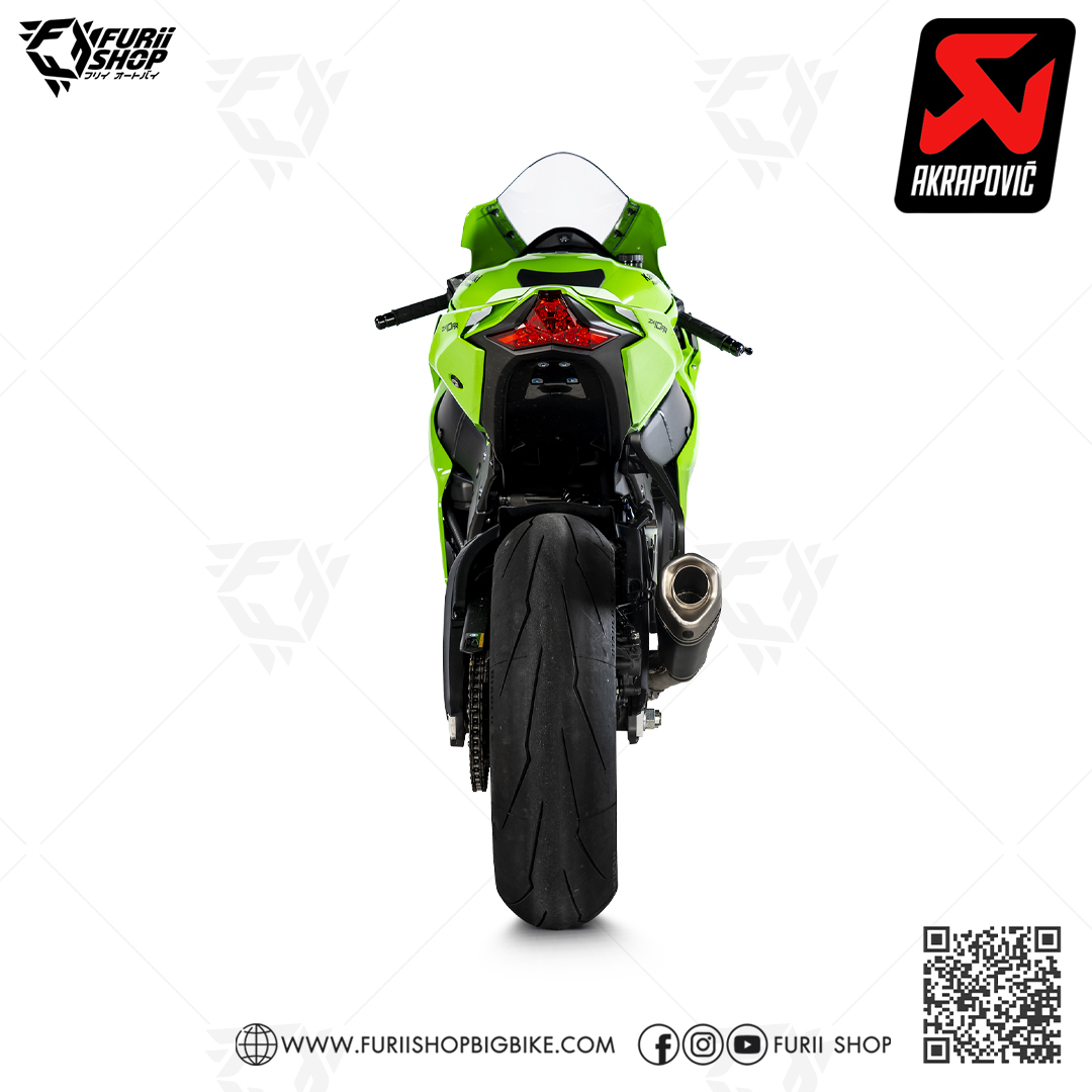 ท่อแต่ง Akrapovic Slip on Shorty Black : for Kawasaki Zx10RR 2021-2022 All new !!