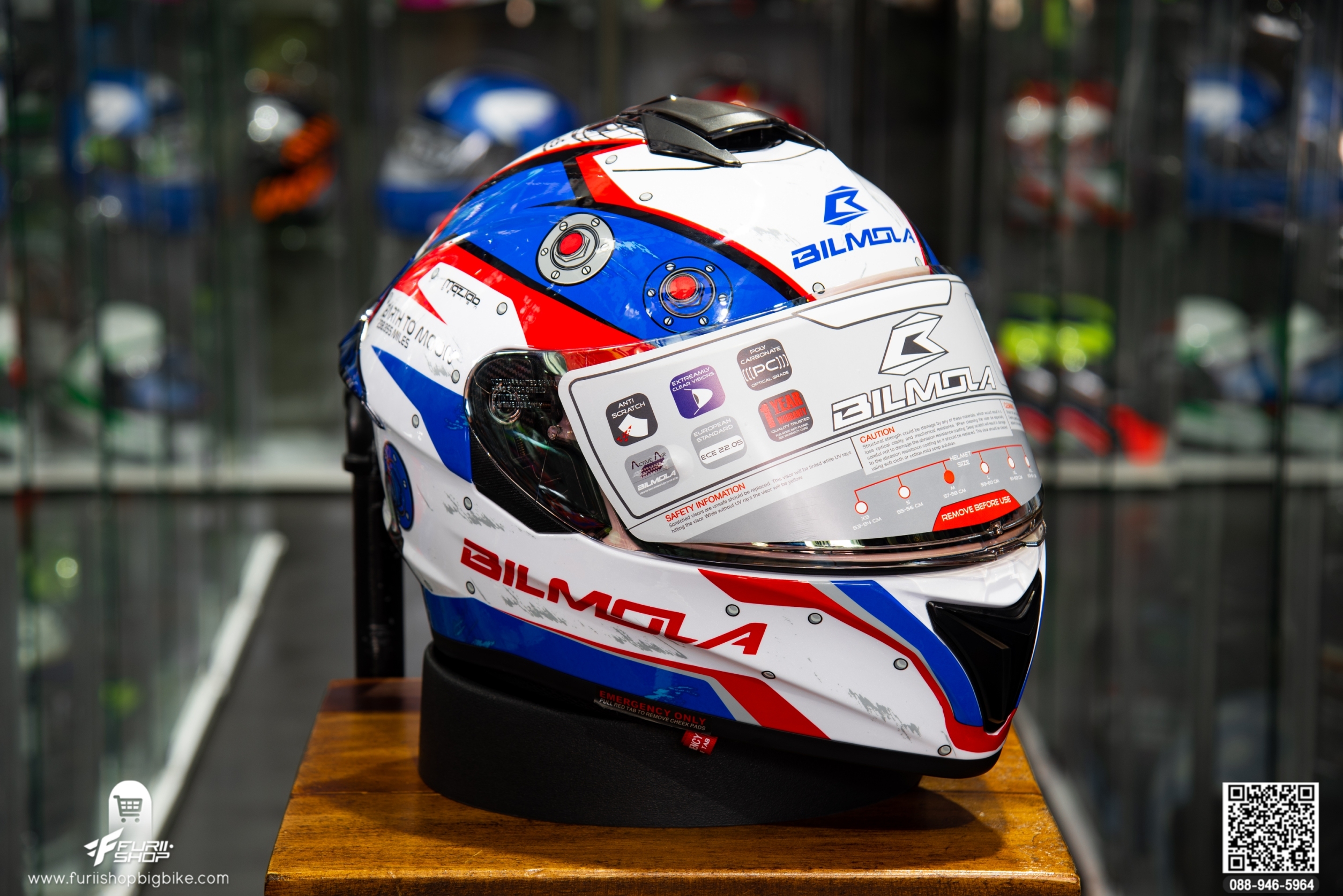 หมวกกันน็อค BILMOLA NEX 2020 SPACE FLIGHT WHITE