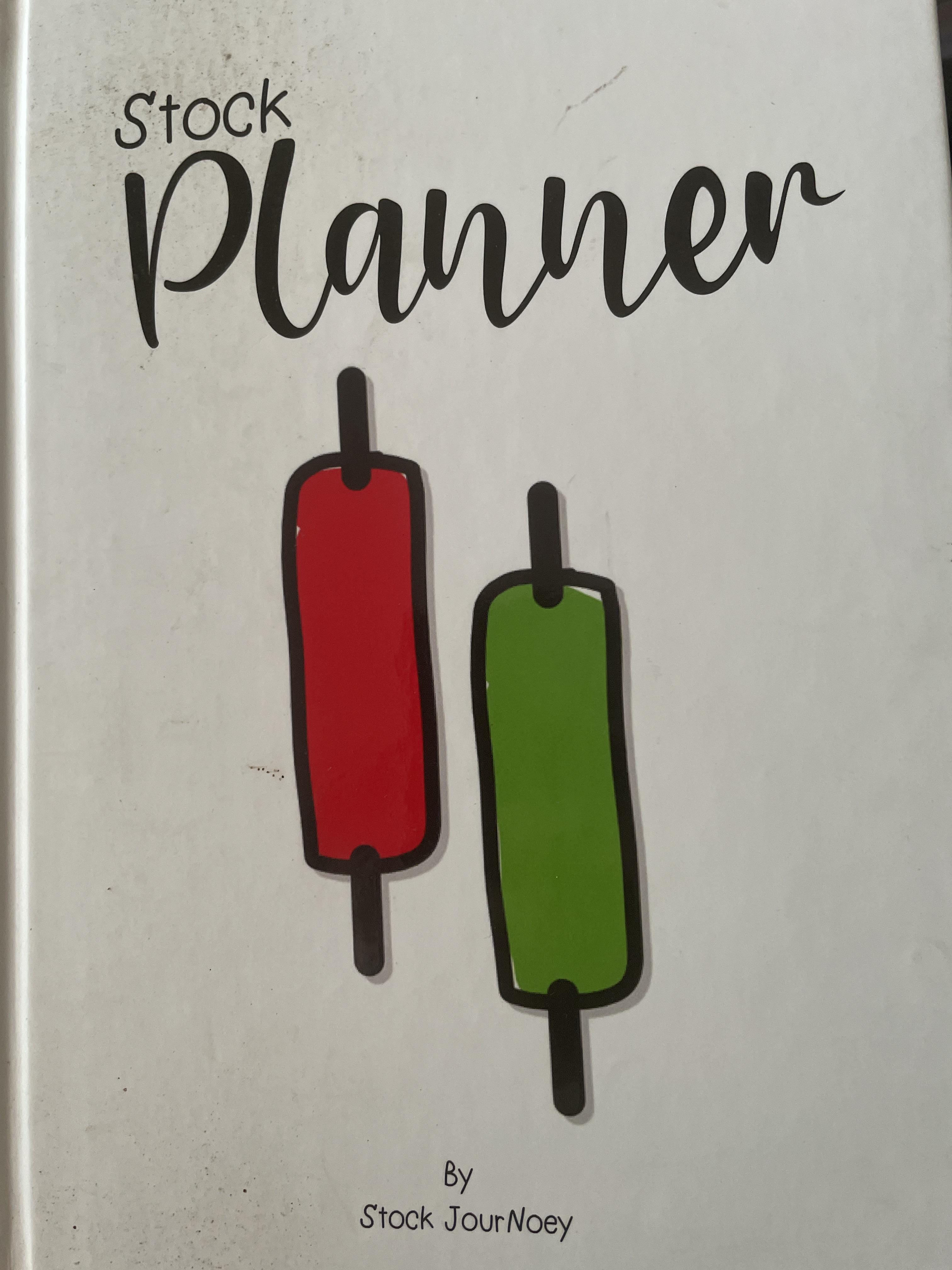 สมุดบันทึกหุ้น Stock Planner. By Stock. JourNoey 1,800 กรัม