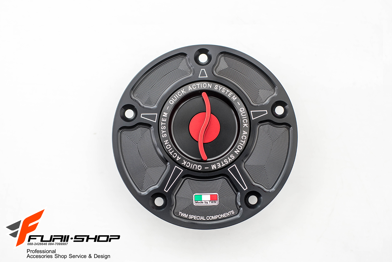 ฝาถังน้ำมัน Aluminium Fuel Cap TWM for Kawasaki