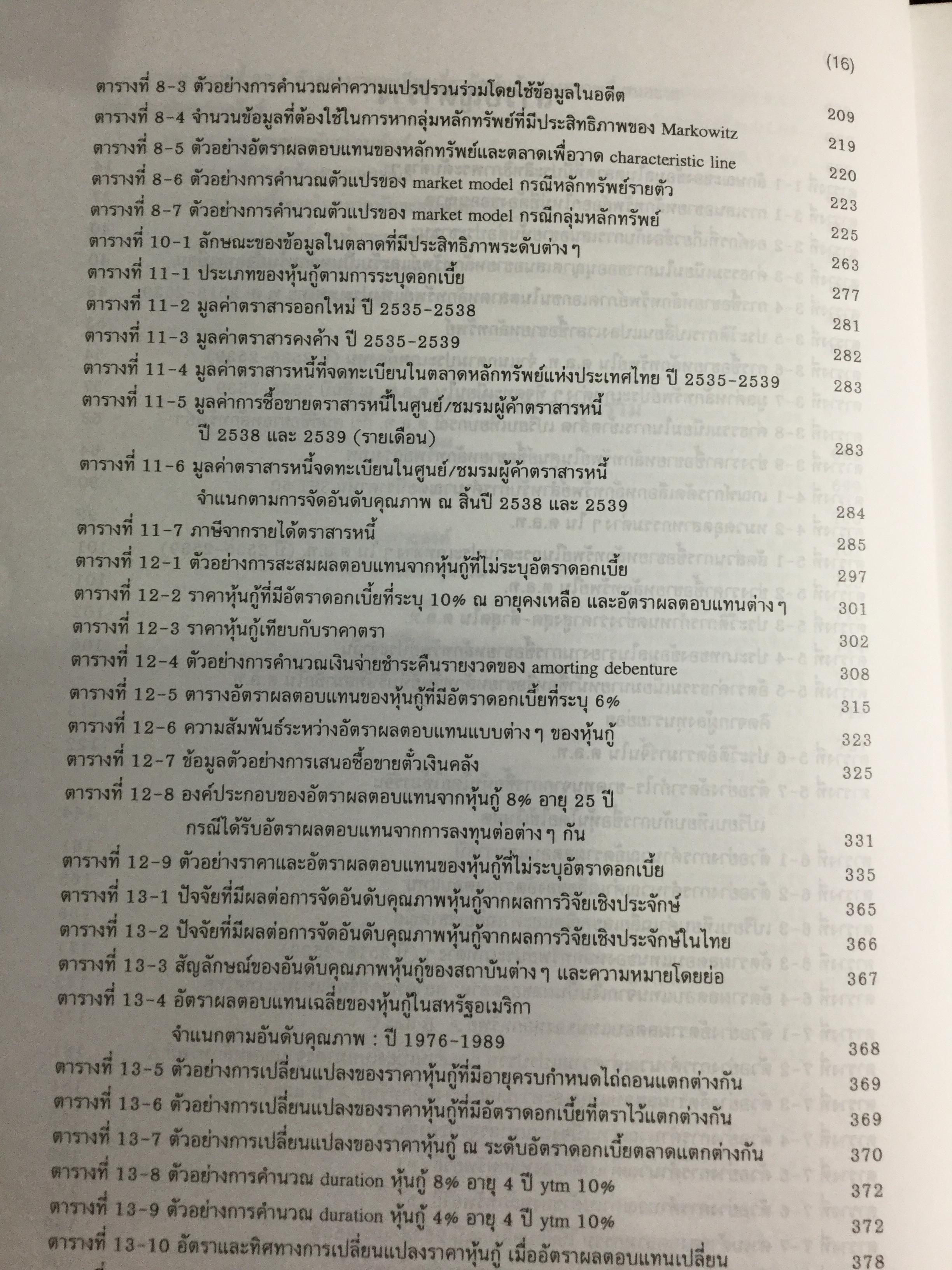 การลงทุน. แนวทางการวิเคราะห์หลักทรัพย์โดยใช้ปัจจัยพื้นฐานเป็นหลัก โดยการนำทฤษฎีการลงทุนต่างๆมาวิเคราะห์และประยุกต์ฯ ผู้เขียน จิรัตน์ สังข์แก้ว รองศาสตราจารย์ ประจำ คณะพาณิชย์ศาสตร์และการบัญชี 0 กก.