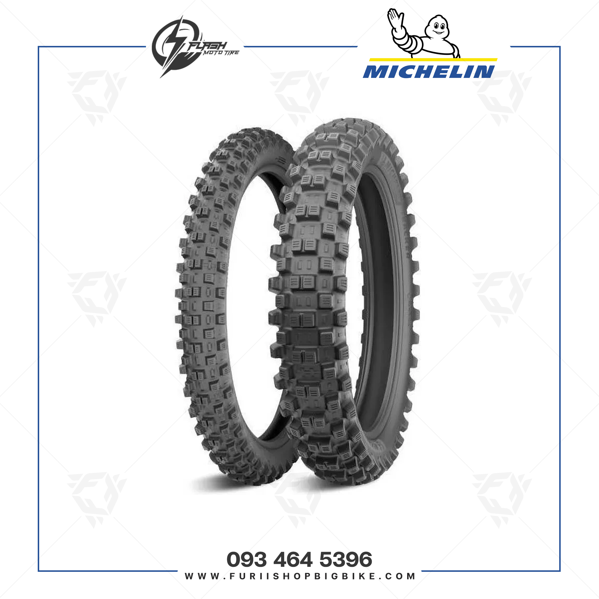 ยางมอเตอร์ไซค์บิ๊กไบค์ MICHELIN STARCROSS 5 SOFT 120/90 - 18 M/C 65M STARCROSS 5 SOFT R TT ยางบิ๊กไบท์ ยางBigbike Mototire