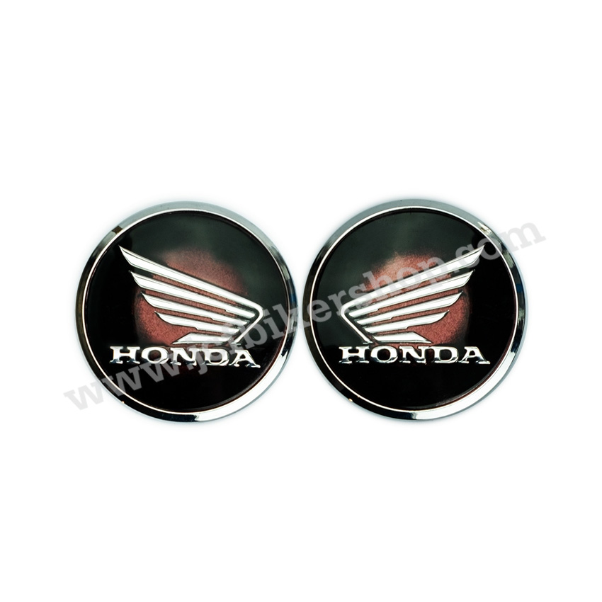 โลโก้ HONDA ขอบโครเมี่ยม 6.2 cm.