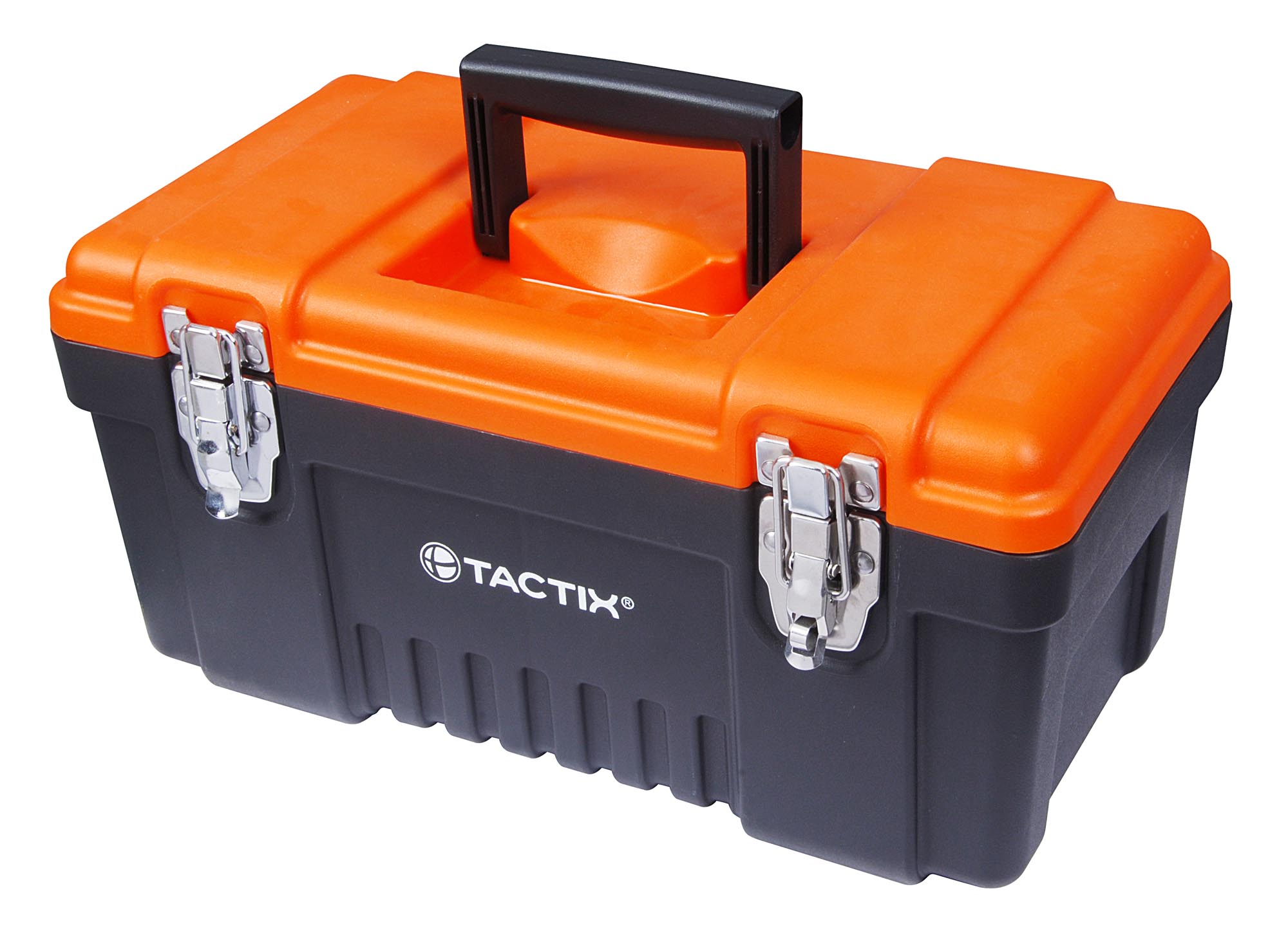 กล่องเครื่องมือ ตัวล็อคเหล็ก 16" 321107 TACTIX