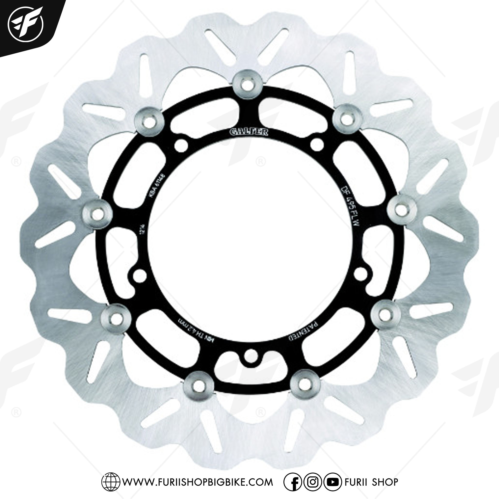 จานเบรค GALFER FRONT BRAKE DISC FOR Ducati 1098,848evo,1198 Sport