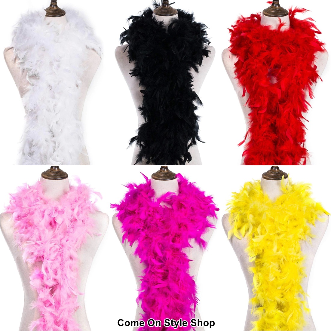ขนนกเส้น ขนนกเฟอร์ แกสบี้ Feather Boa