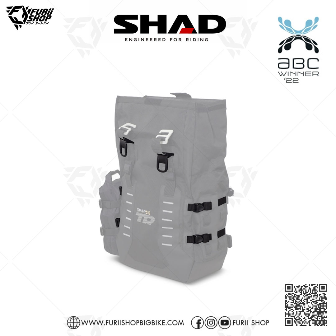 กระเป๋าข้าง SHAD TR40 Saddle bags (ขนาด 40 ลิตร) พร้อมแร็ค (สามารถยึดกับ 4P System เท่านั้น)