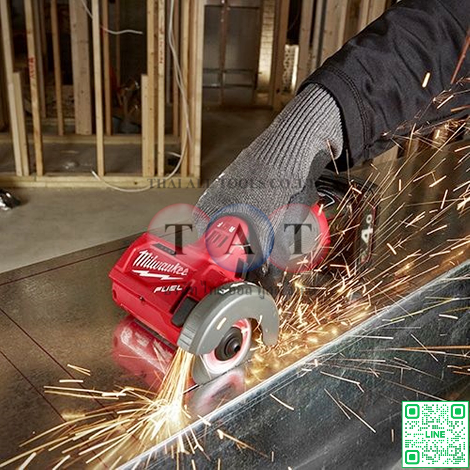 Milwaukee M12 FCOT-0X เครื่องตัดไร้สาย 3 นิ้ว | ความเร็วสูง 20,000 RPM
