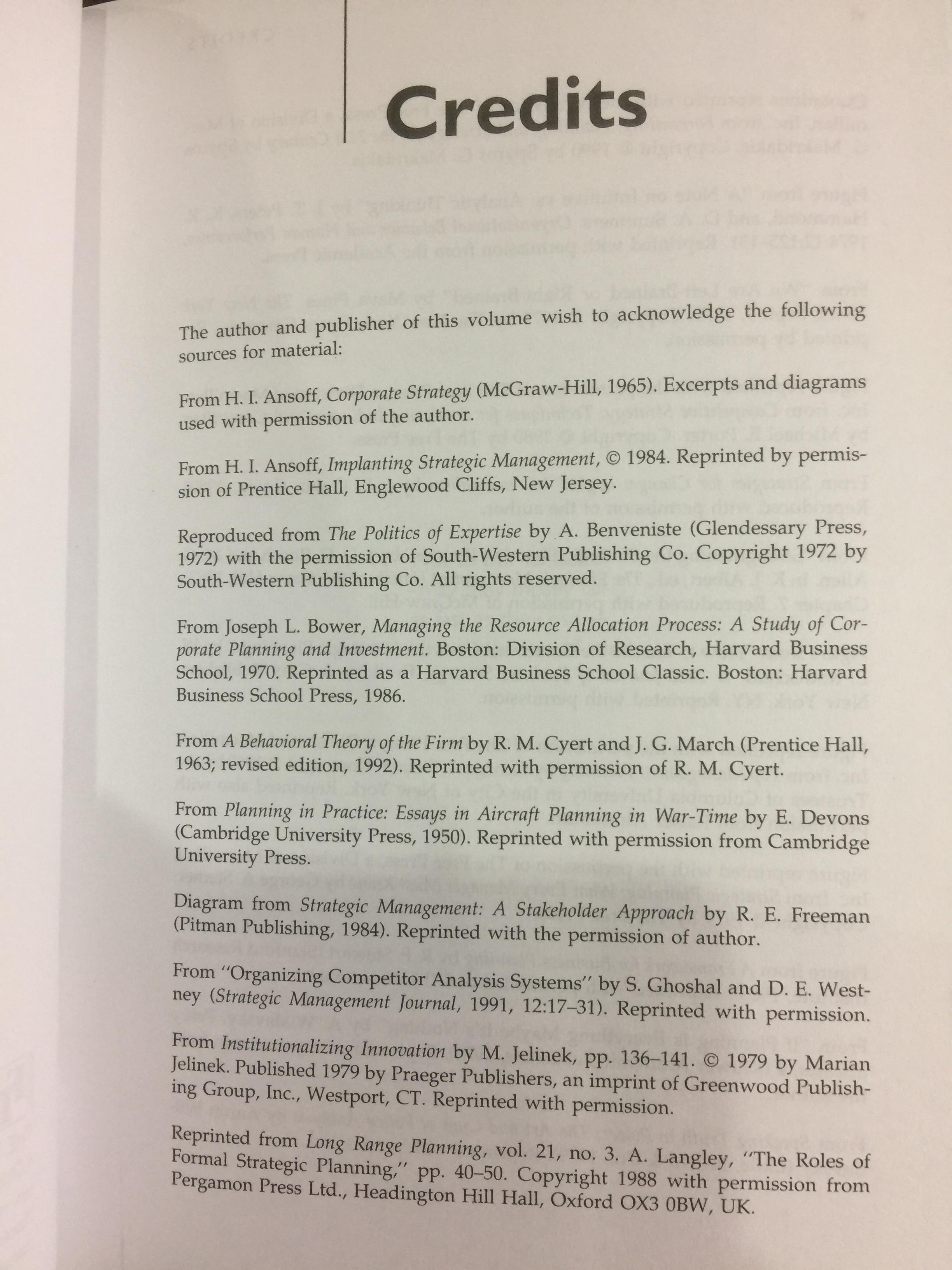 The Rise and Fall of Strategic Planning. Reconceiving Roles for Planning,Plans,Planners ผู้เขียน Henry Mintzberg 0 กก.