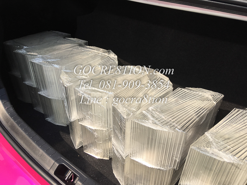 งาน อะคริลิค แปรรูป ตามแบบ April 2018 by GO CREATION