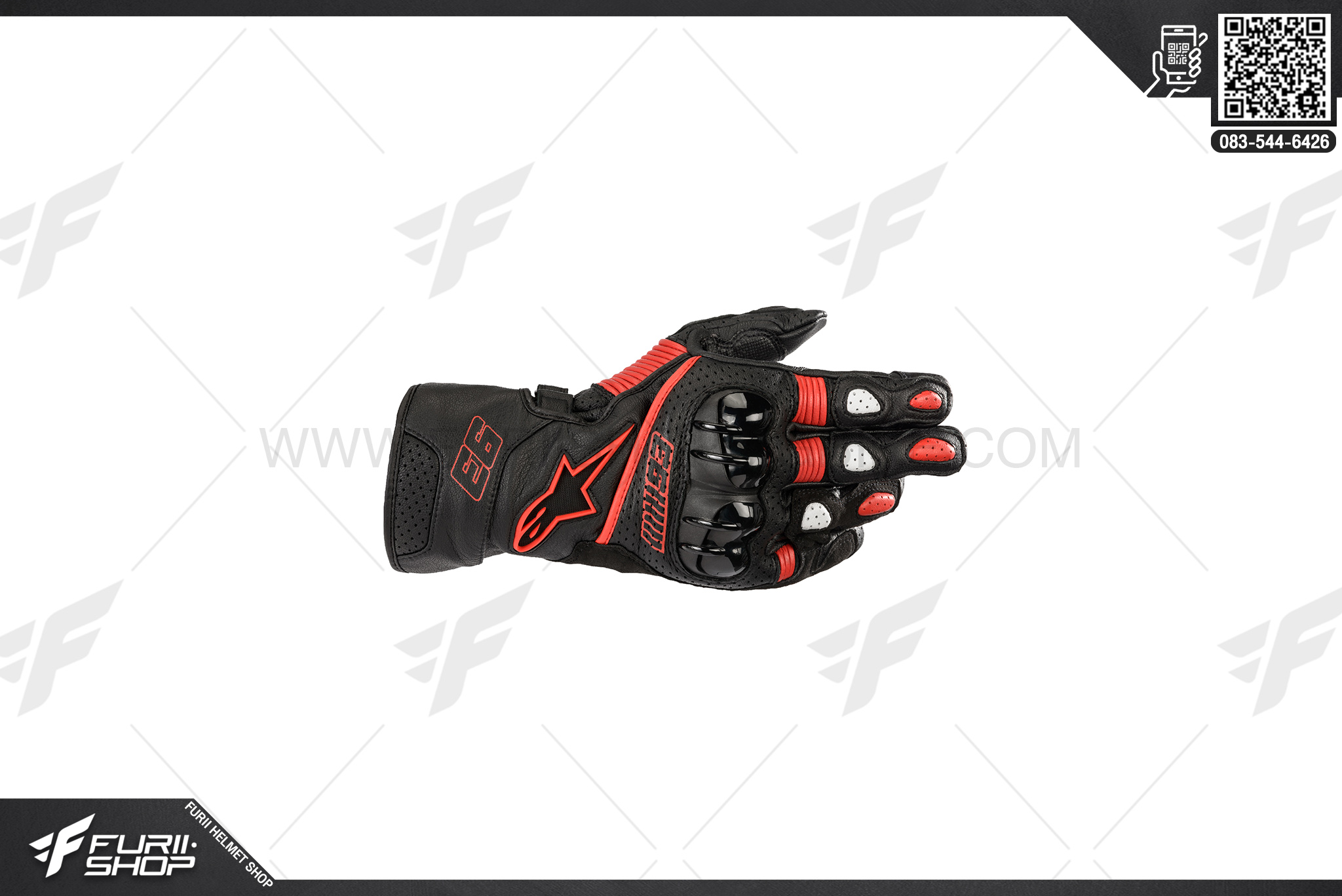 ถุงมือ ALPINESTARS TWIN RING LEATHER GLOVE