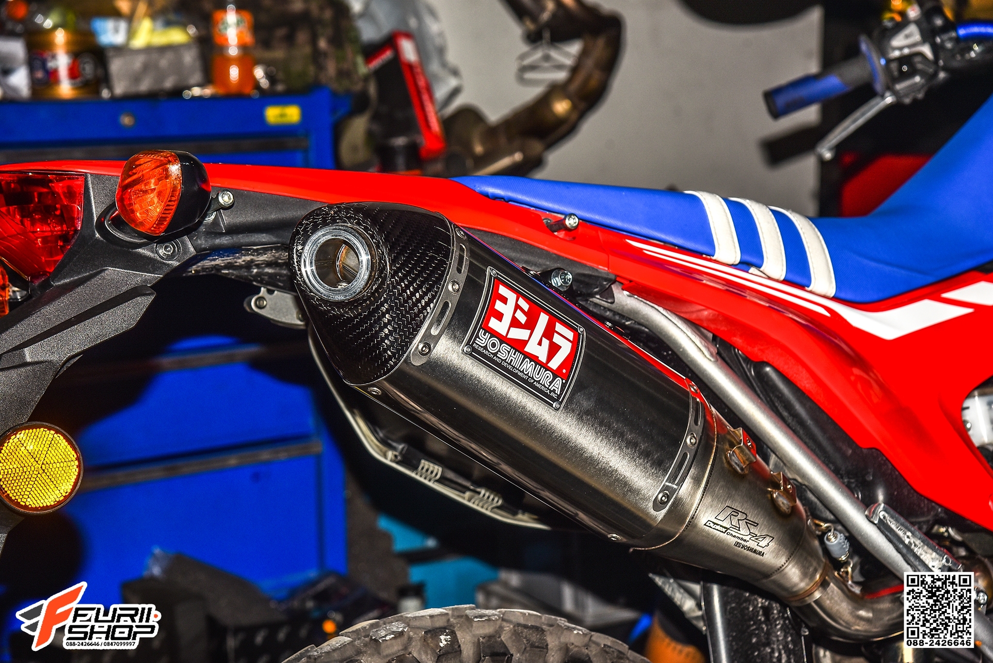 ท่อมอเตอร์ไซค์ YOSHIMURA RS-4 FULL-SYSTEM FOR HONDA CRF250L ท่อแต่ง ท่อสูตร ท่อบิ๊กไบค์ ท่อBigbike ท่อไอเสีย