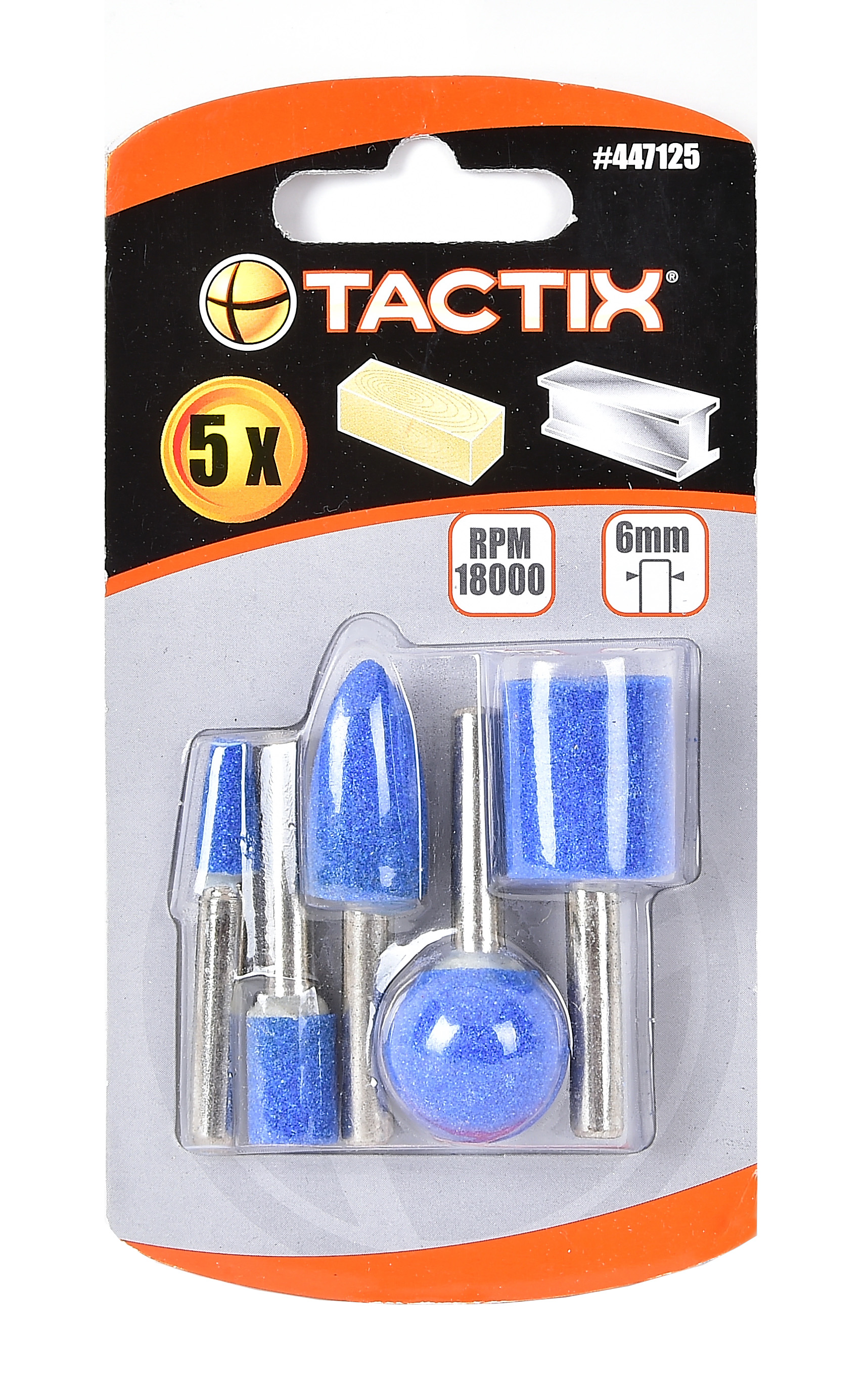 ชุดหินเจียร์งานเหล็ก 447125 TACTIX