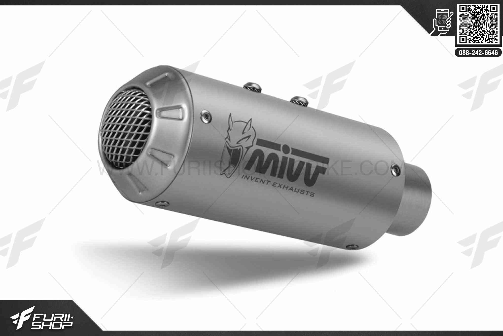 ท่อมอเตอร์ไซค์ MIVV FOR KAWASAKI Z900 MK3 ST STEEL ท่อแต่ง ท่อสูตร ท่อบิ๊กไบค์ ท่อBigbike ท่อไอเสีย