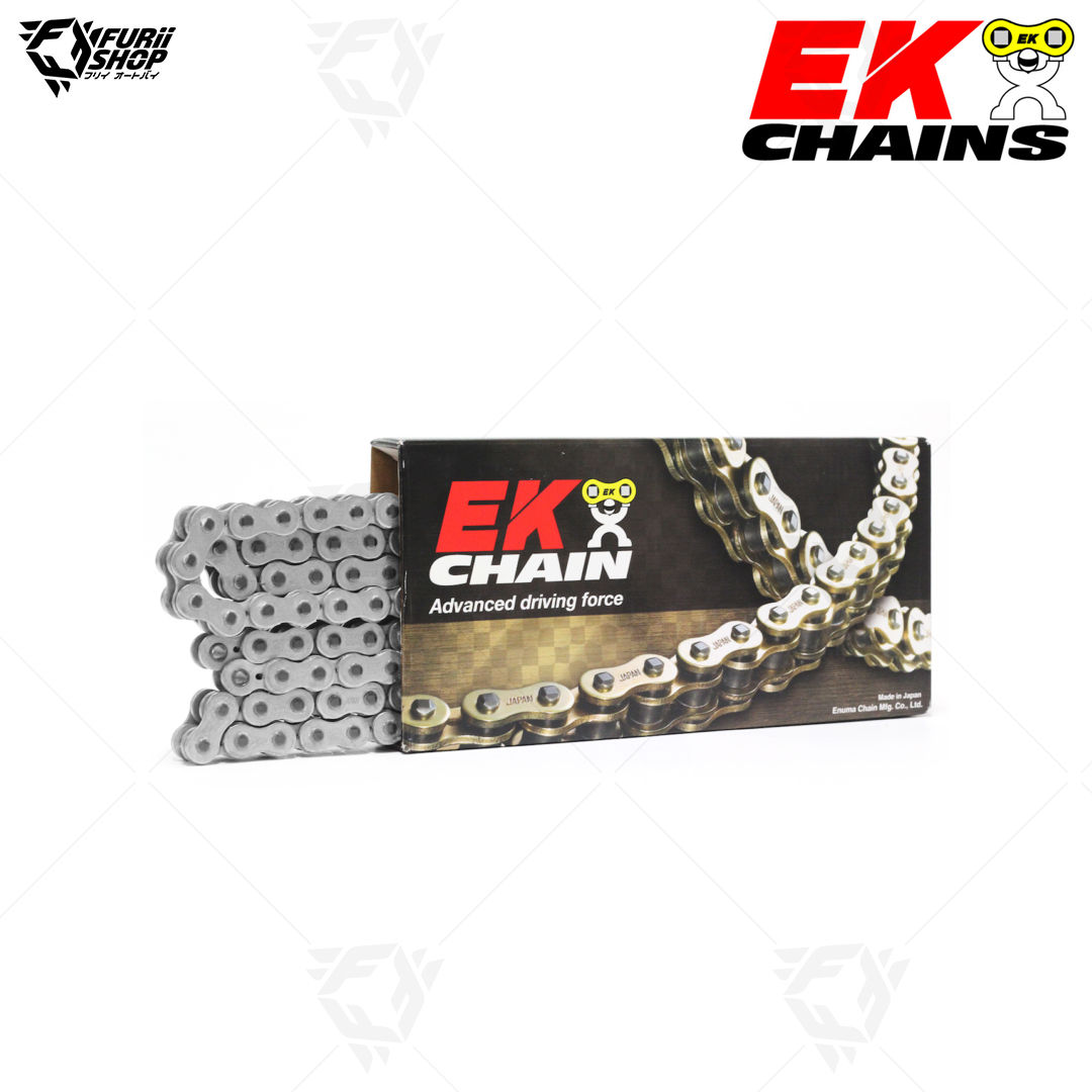 โซ่ EX MOTORCYCLE CHAINS QX-RING SRX2 SERIES(เงิน) ขนาด 520 : รองรับ 750 cc