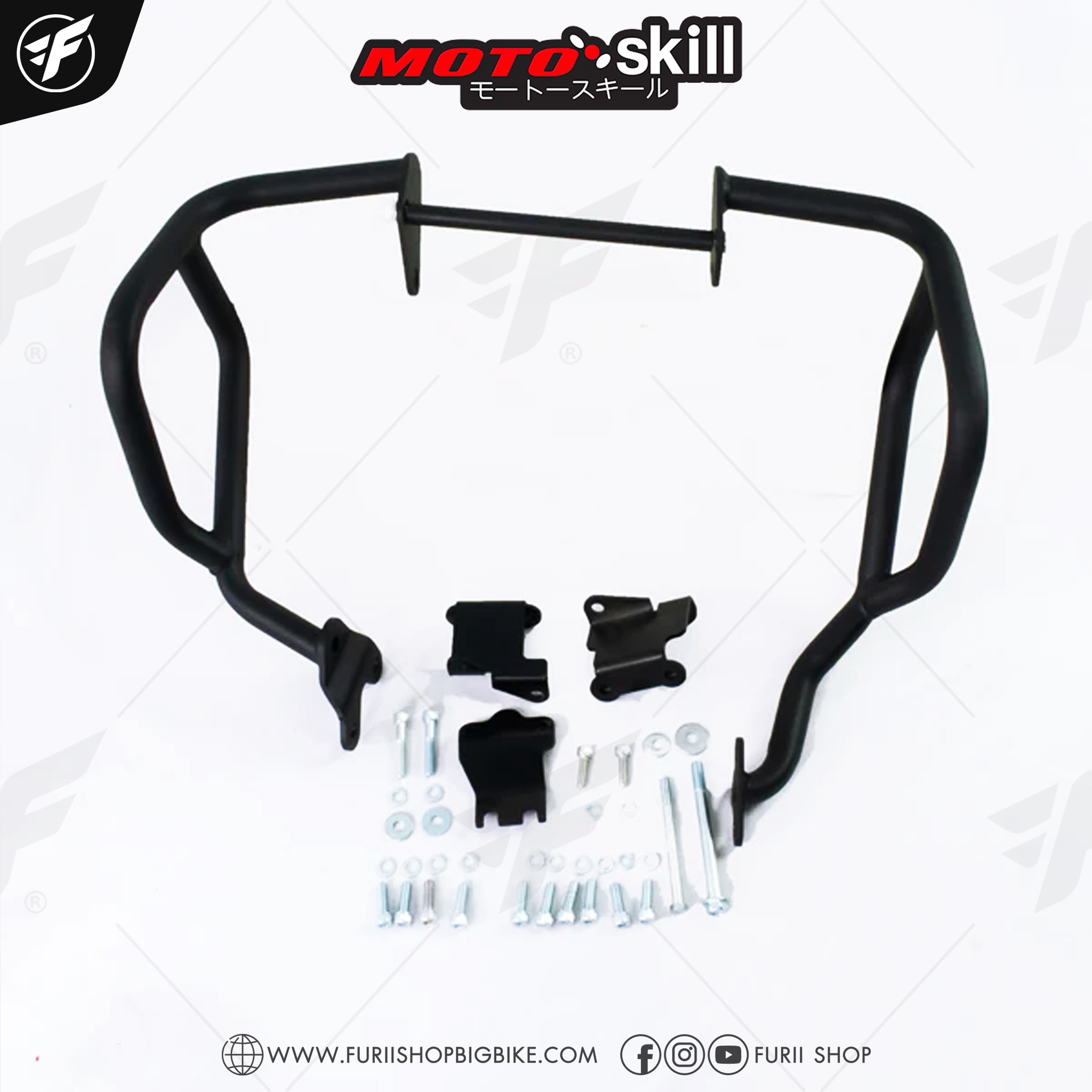 แคชบาร์ (ล่าง) Motoskill Fit with Top original Crash bar L2 สำหรับ HONDA Africa Twin 1000/1100