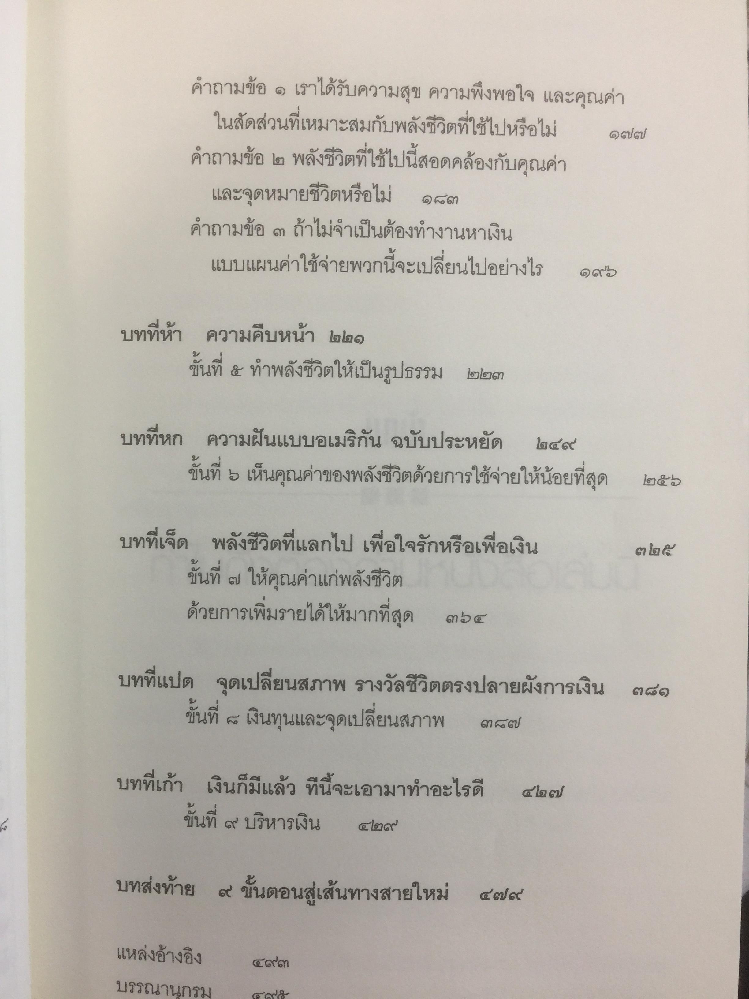 เงินหรือชีวิต Your Money or Your Life เปลี่ยนทัศนคติต่อเงินสู่อิสรภาพของชีวิต ผู้เขียน โจ โดมิงเกซ และวิคกี้ โรบิ ผู้แปล พล วงศ์พฤกษ์ 3 กก.
