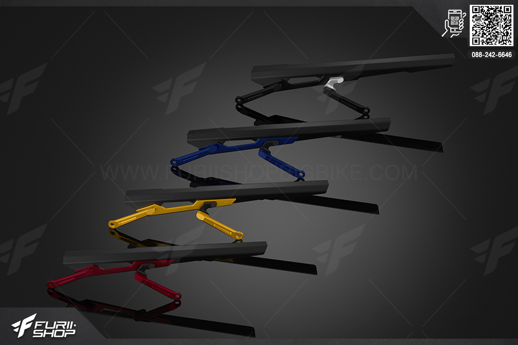 Stainless Titanium Coating Chain Cover (1.2 mm) Bikers Yamaha YZF-R3 (2015-2018)