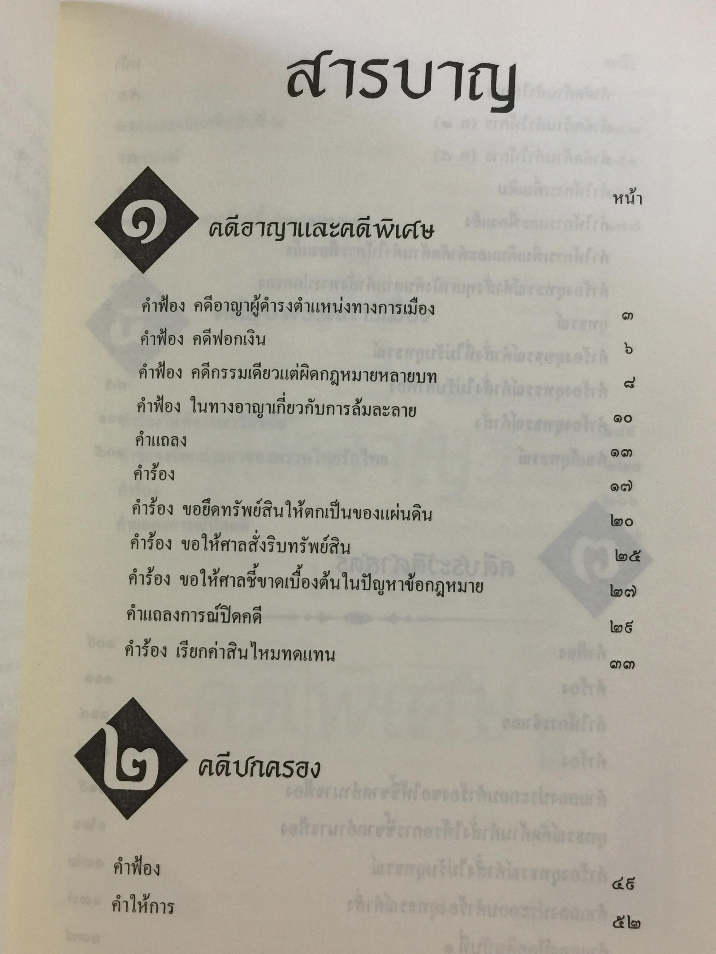 การเขียนคำคู่ความ. (คดีอาญา คดีปกครอง และคดีพิเศษ) พร้อมคดีประวัติศาสตร์ที่นายกรัฐมนตรี ประธานศาลฎีกา รัฐมนตรี. ปลัดกระทรวงยุติธรรมเป็นคู่ความ. และคดียุบพรรคการเมือง 0 กก.