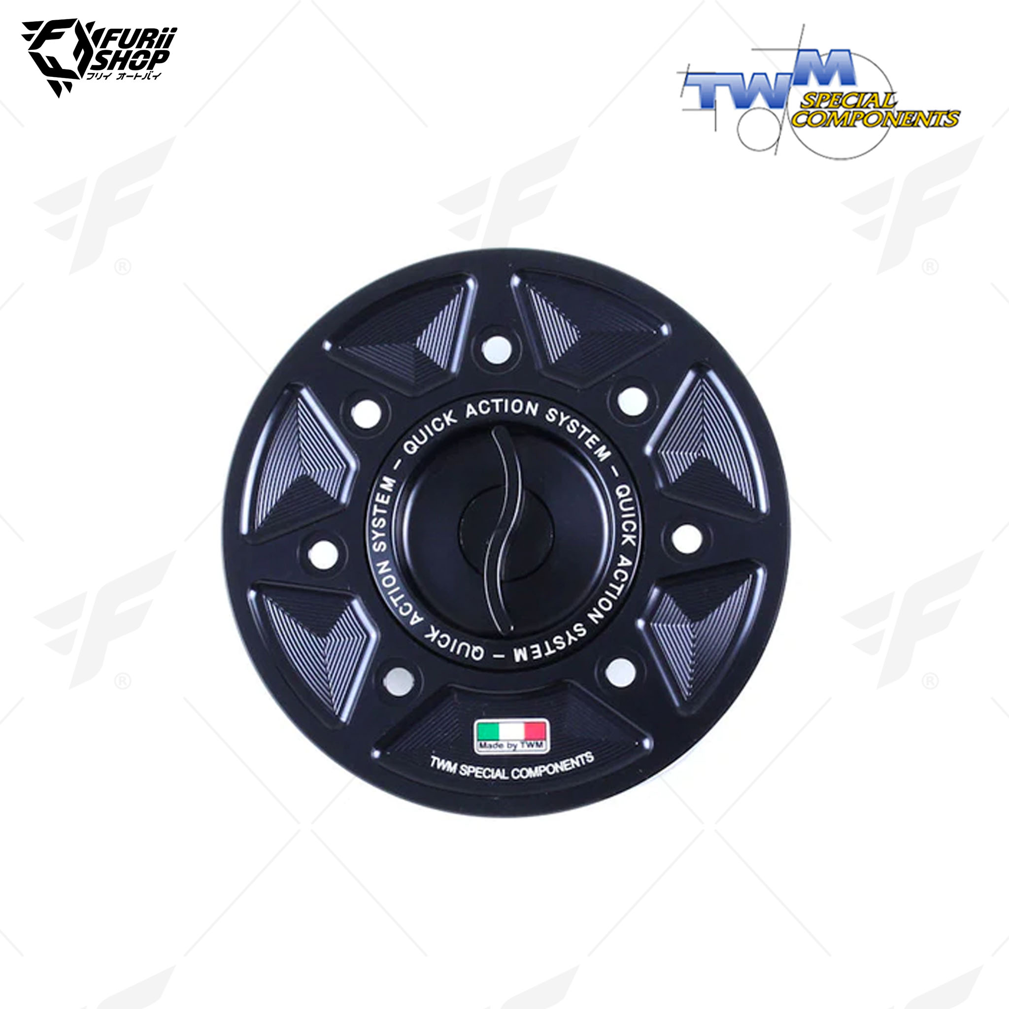 ฝาถังน้ำมัน Aluminium Fuel Cap TWM TKPR.04 : for Kawasaki NINJA 400 17-21/NINJA 650 17-19/ZX-6R /636 19-21/Z650/900 17-21/ZX-10R 2021