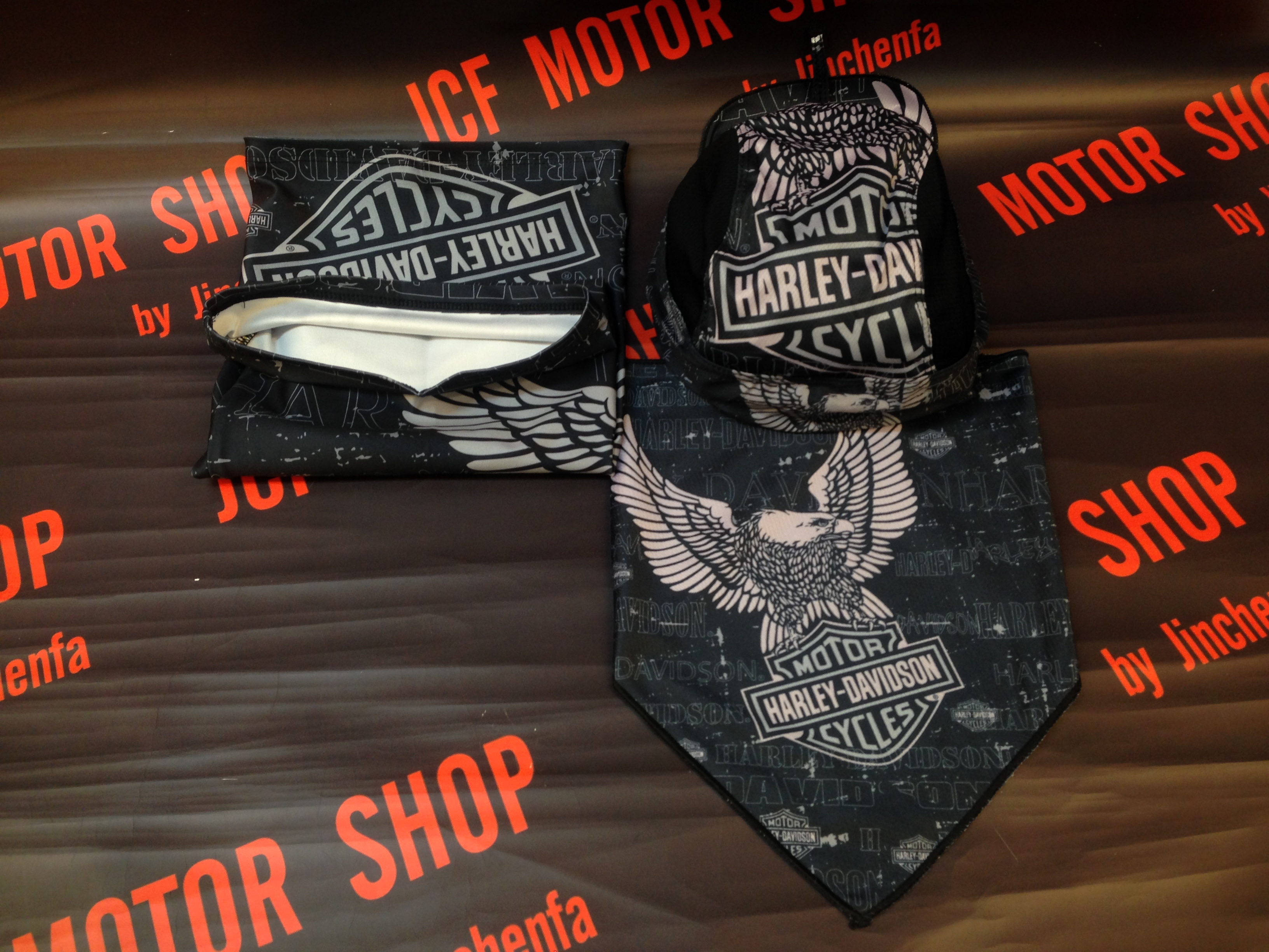 ชุดผ้าปิดจมูก - ผ้าโพกหัว Harley