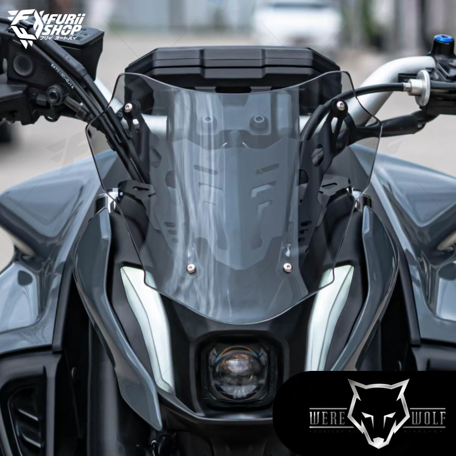 ชิลด์หน้า Were Wolf G-01 Smoke M530 : for Yamaha MT07 2018-2022