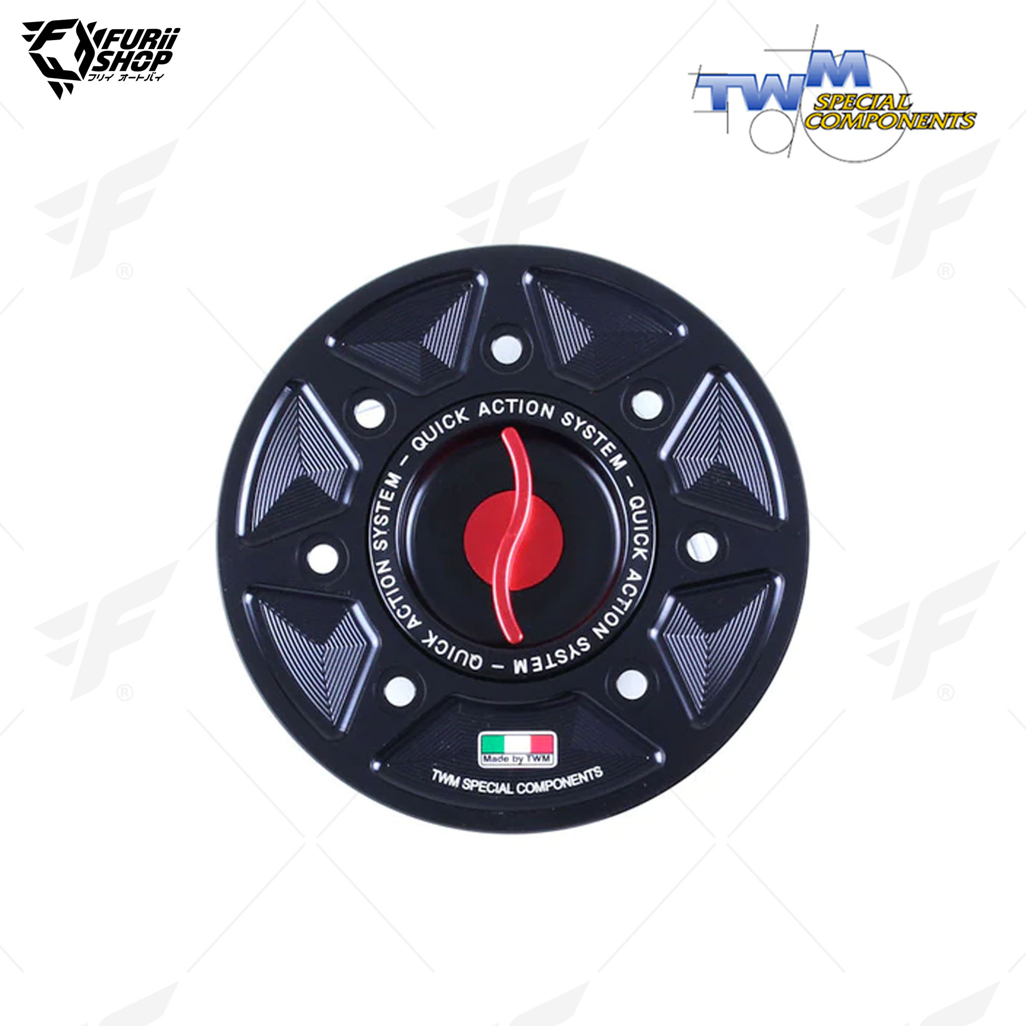 ฝาถังน้ำมัน Aluminium Fuel Cap TWM TKPR.04 : for Kawasaki NINJA 400 17-21/NINJA 650 17-19/ZX-6R /636 19-21/Z650/900 17-21/ZX-10R 2021