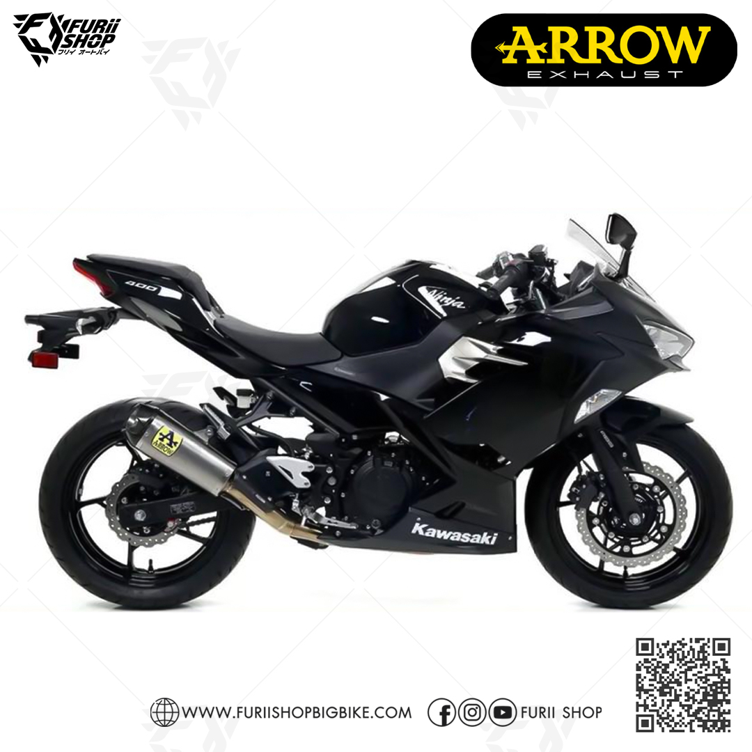 ท่อมอเตอร์ไซค์ Arrow Competition : for Kawasaki Z400 2019-2022