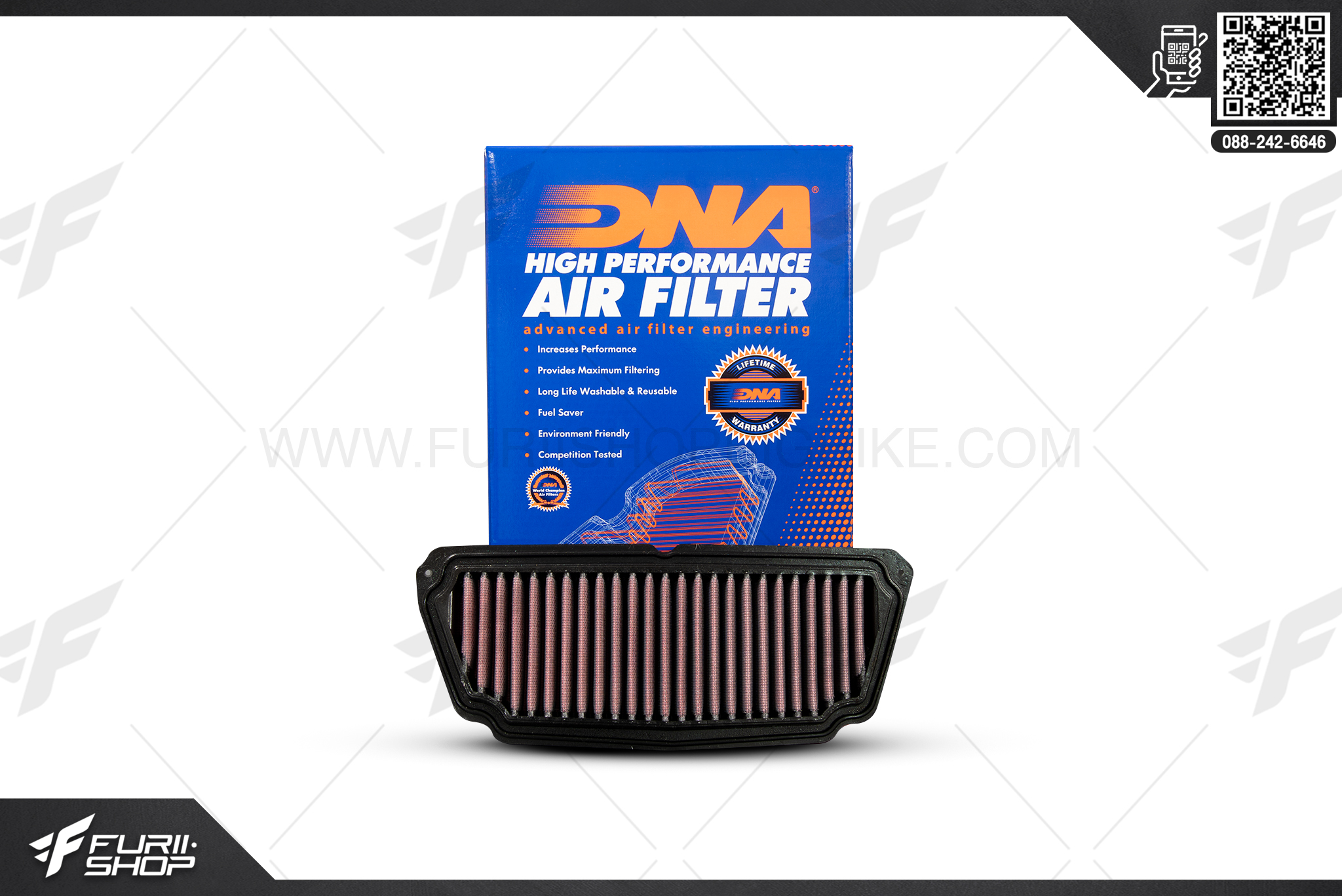 กรองอากาศ DNA for Honda CBR650R (19-20)