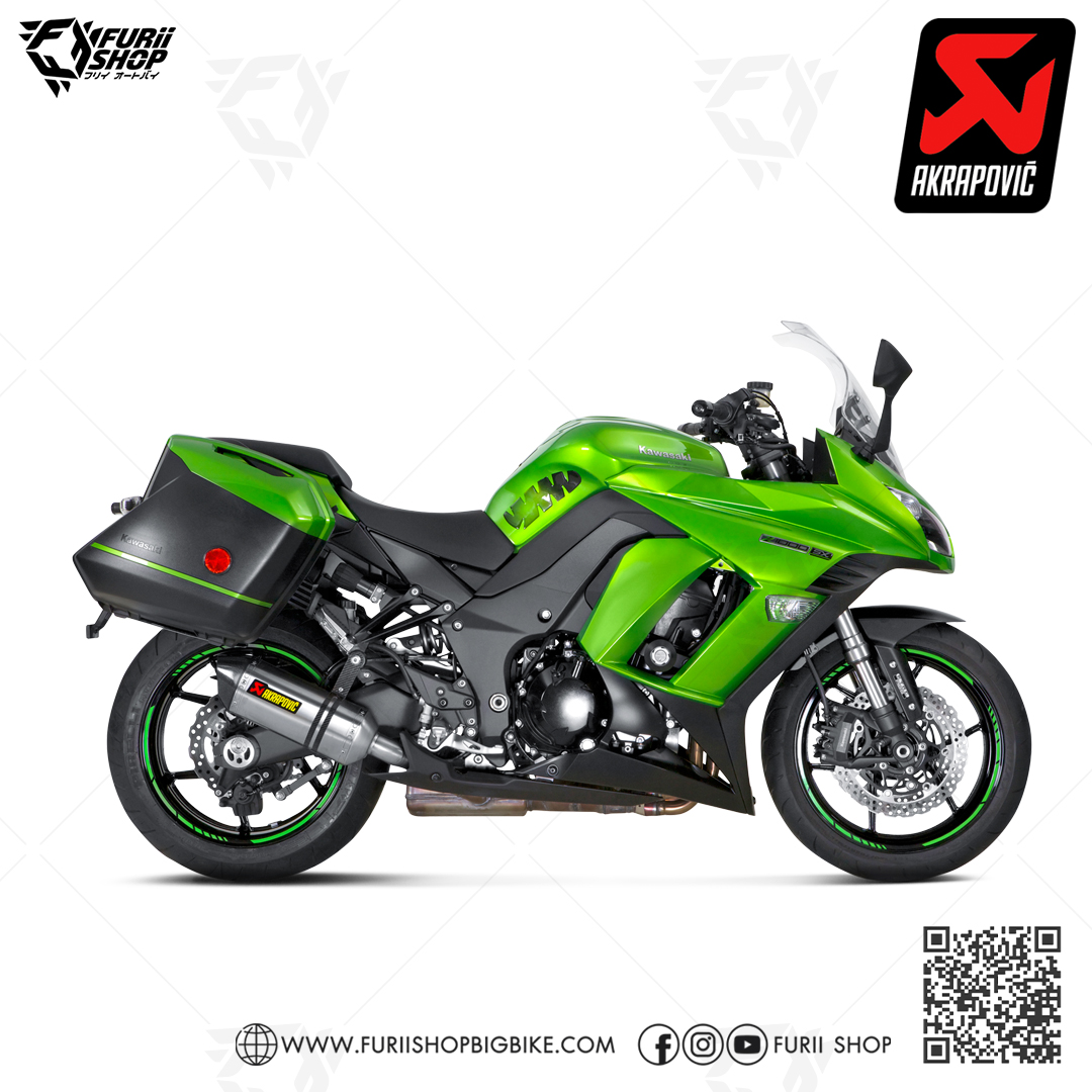 ท่อแต่ง Akrapovic Slip on Titanium : for Kawasaki Z1000 2010-2020/Z1000 Sx 2011-2016