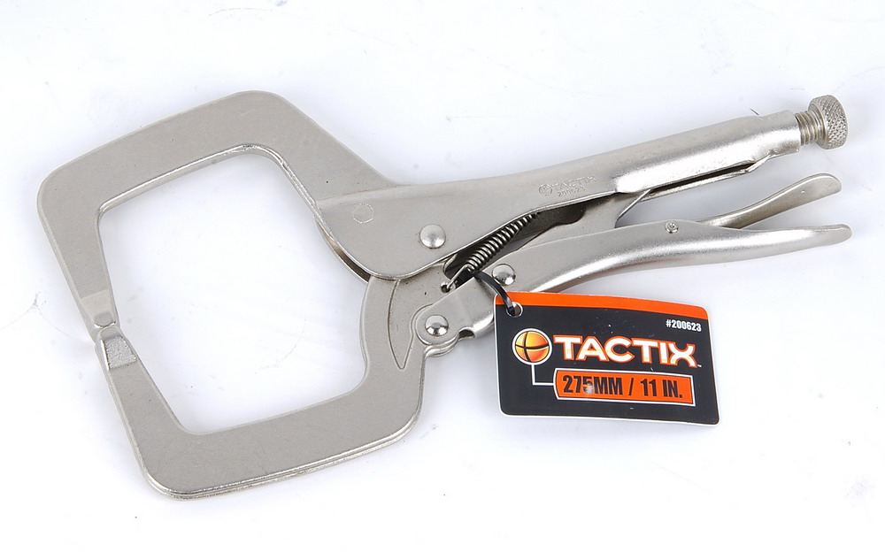 คีมล็อคตัวซี 11"(275mm) #200623 TACTIX