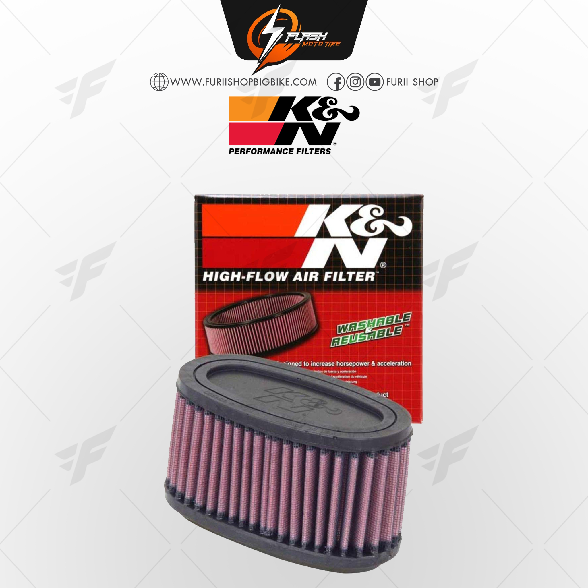 กรองอากาศ K&N สำหรับ HONDA